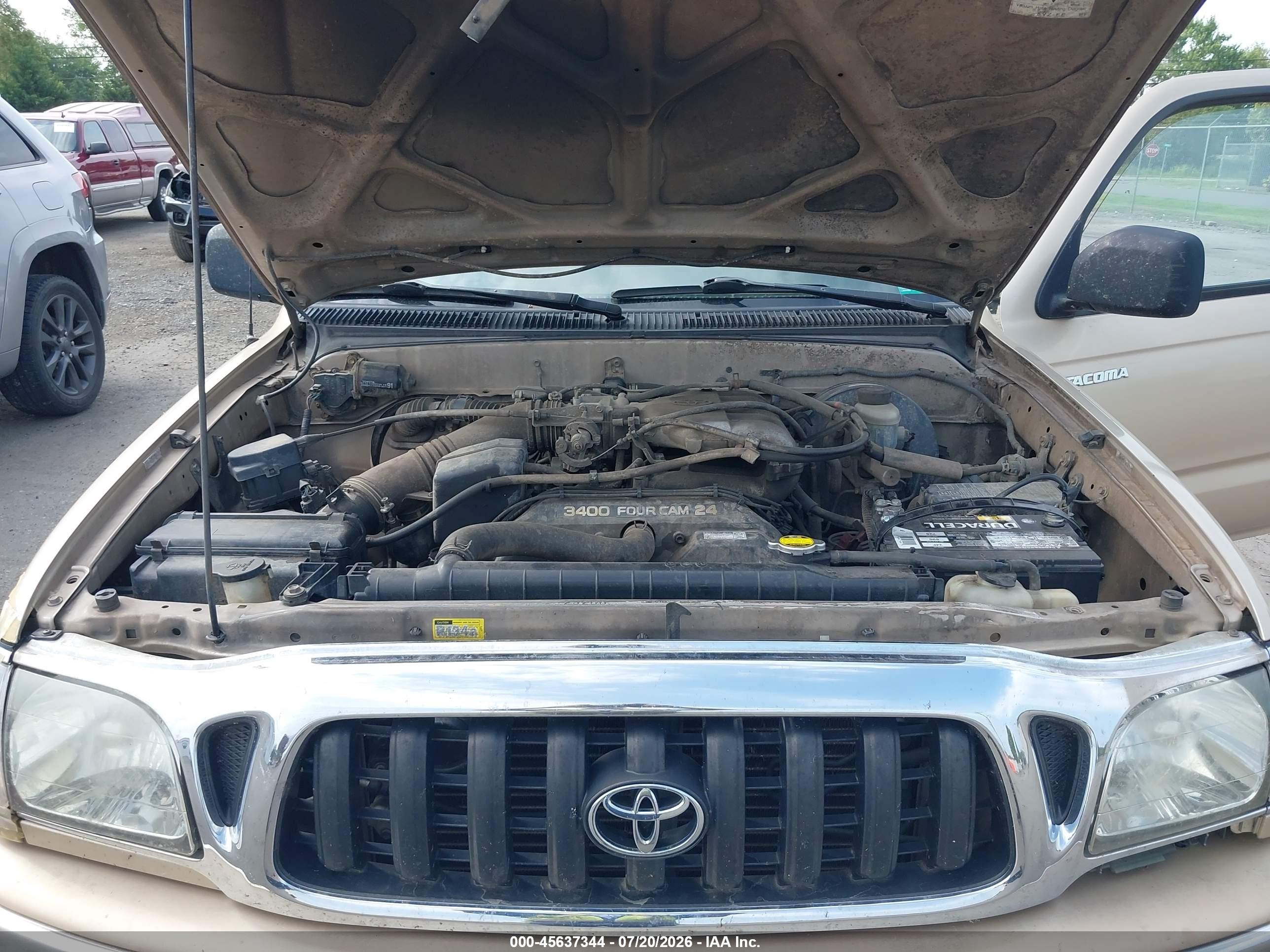 2002 Toyota Tacoma Base V6 Gold vin: 5TEHN72N82Z043607