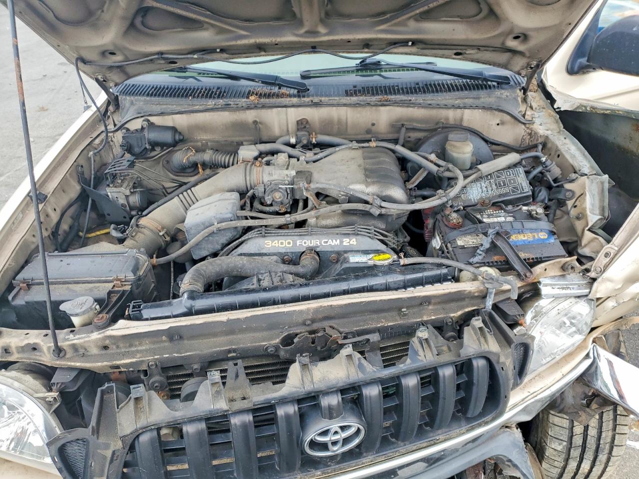 2004 Toyota Tacoma V6 Желто-коричневый vin: 5TEHN72N84Z461202