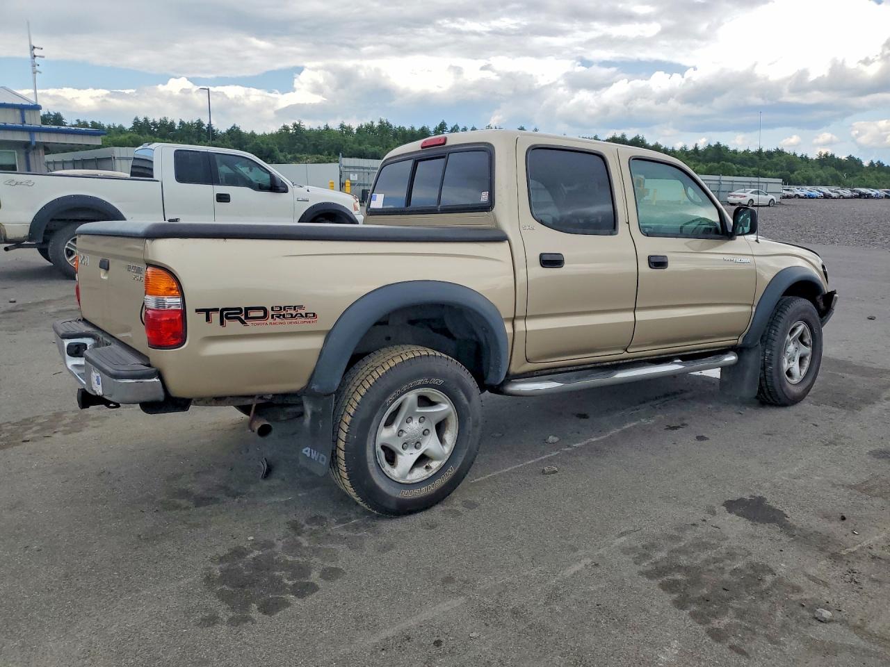 2004 Toyota Tacoma V6 Желто-коричневый vin: 5TEHN72N84Z461202