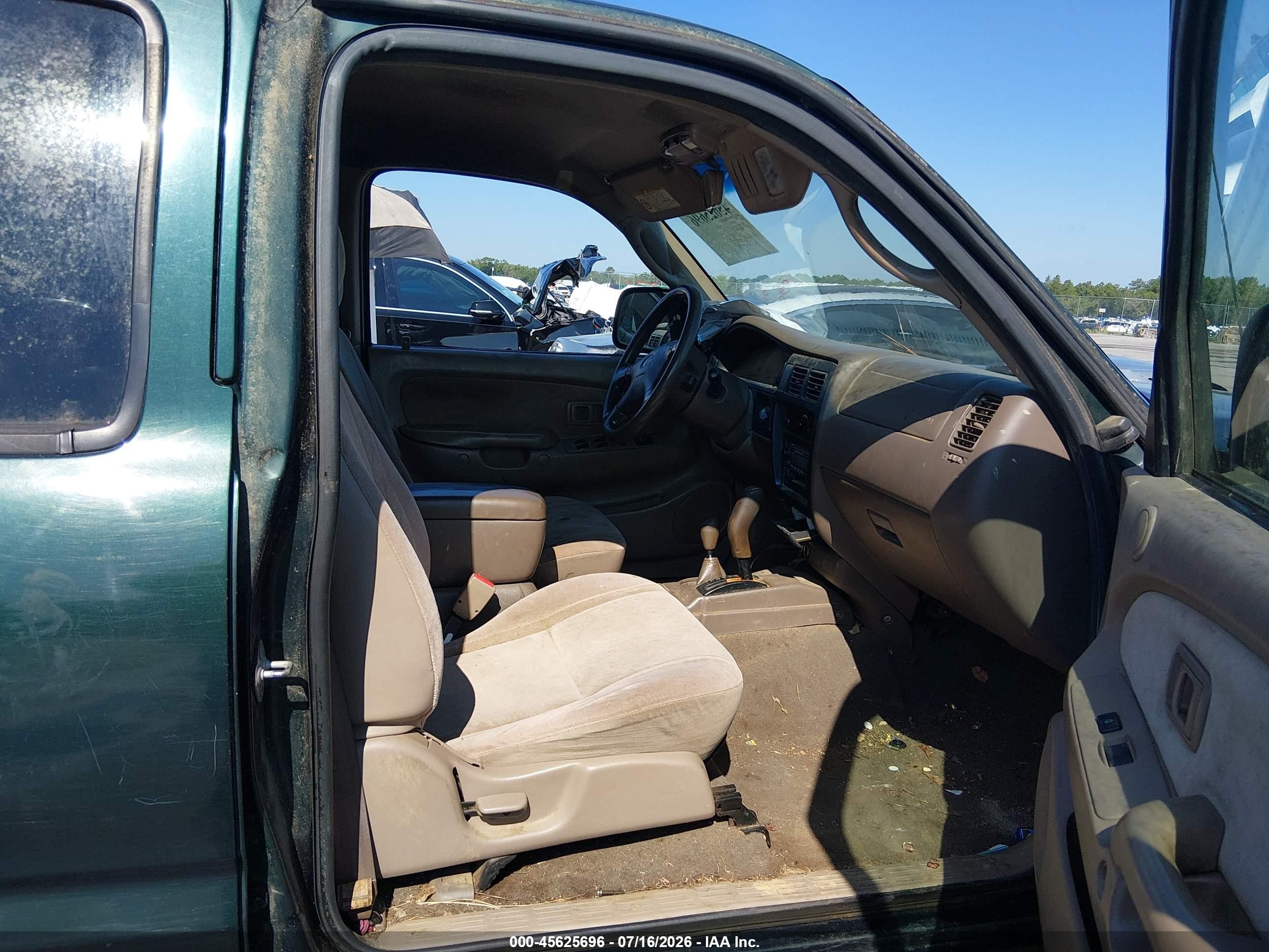 2004 Toyota Tacoma Base V6 Черный vin: 5TEHN72N94Z330277