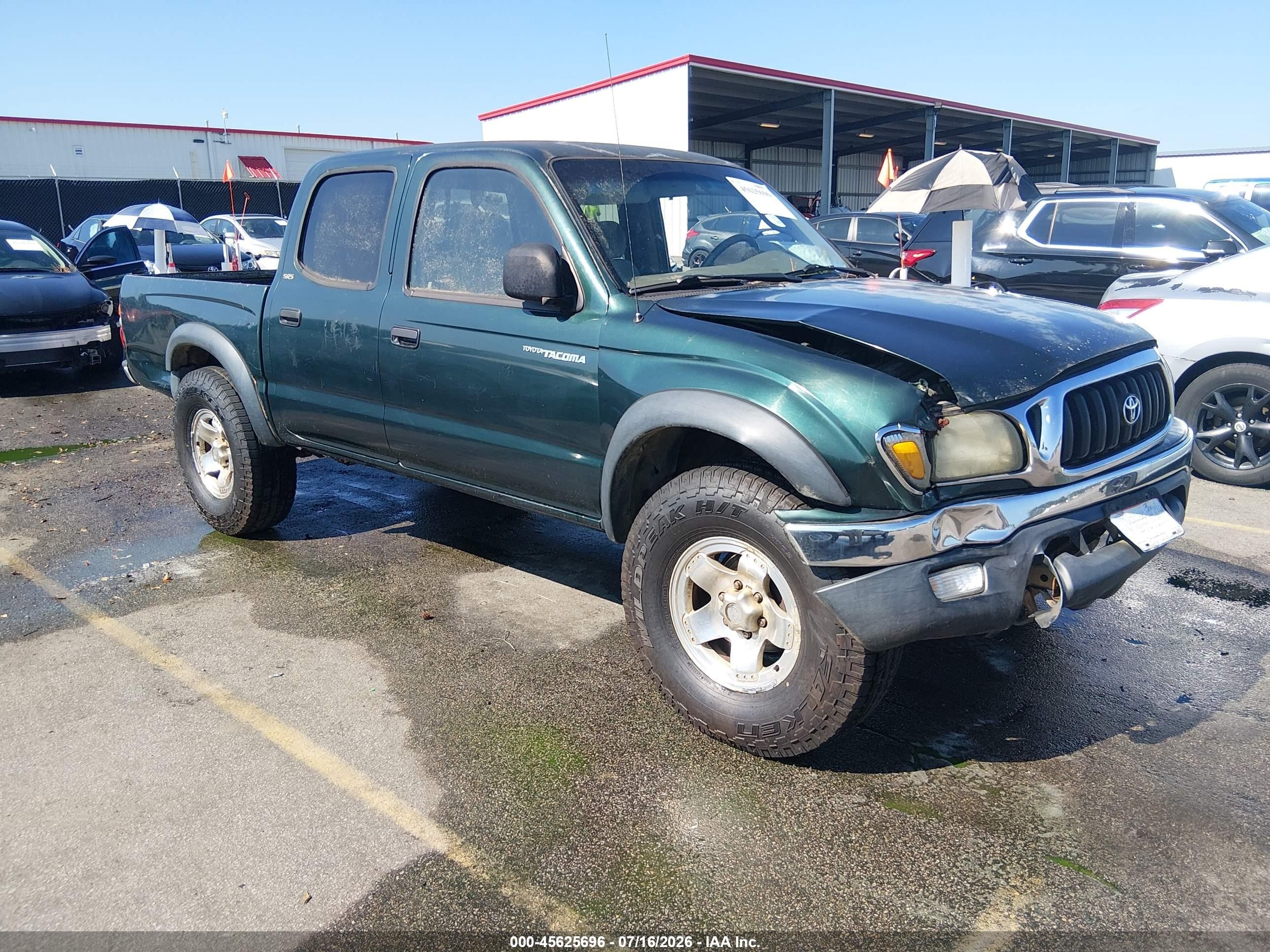 2004 Toyota Tacoma Base V6 Черный vin: 5TEHN72N94Z330277