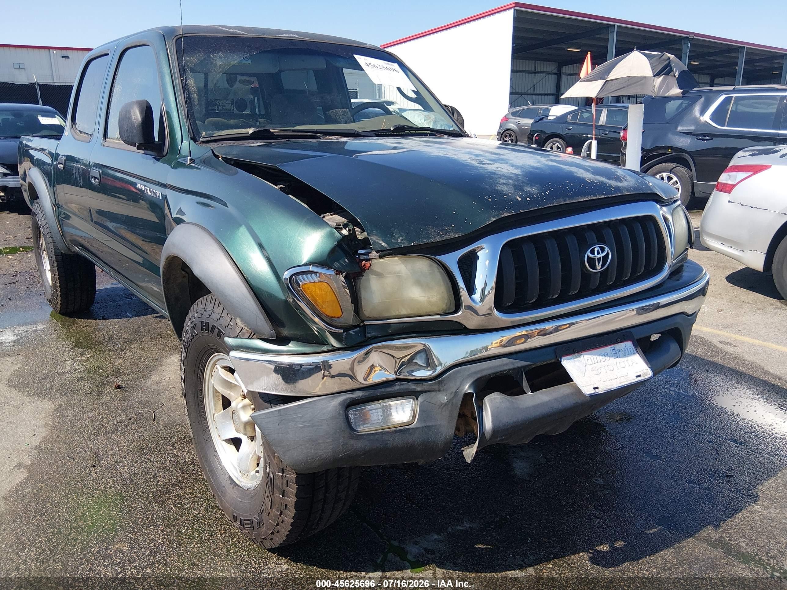 2004 Toyota Tacoma Base V6 Черный vin: 5TEHN72N94Z330277