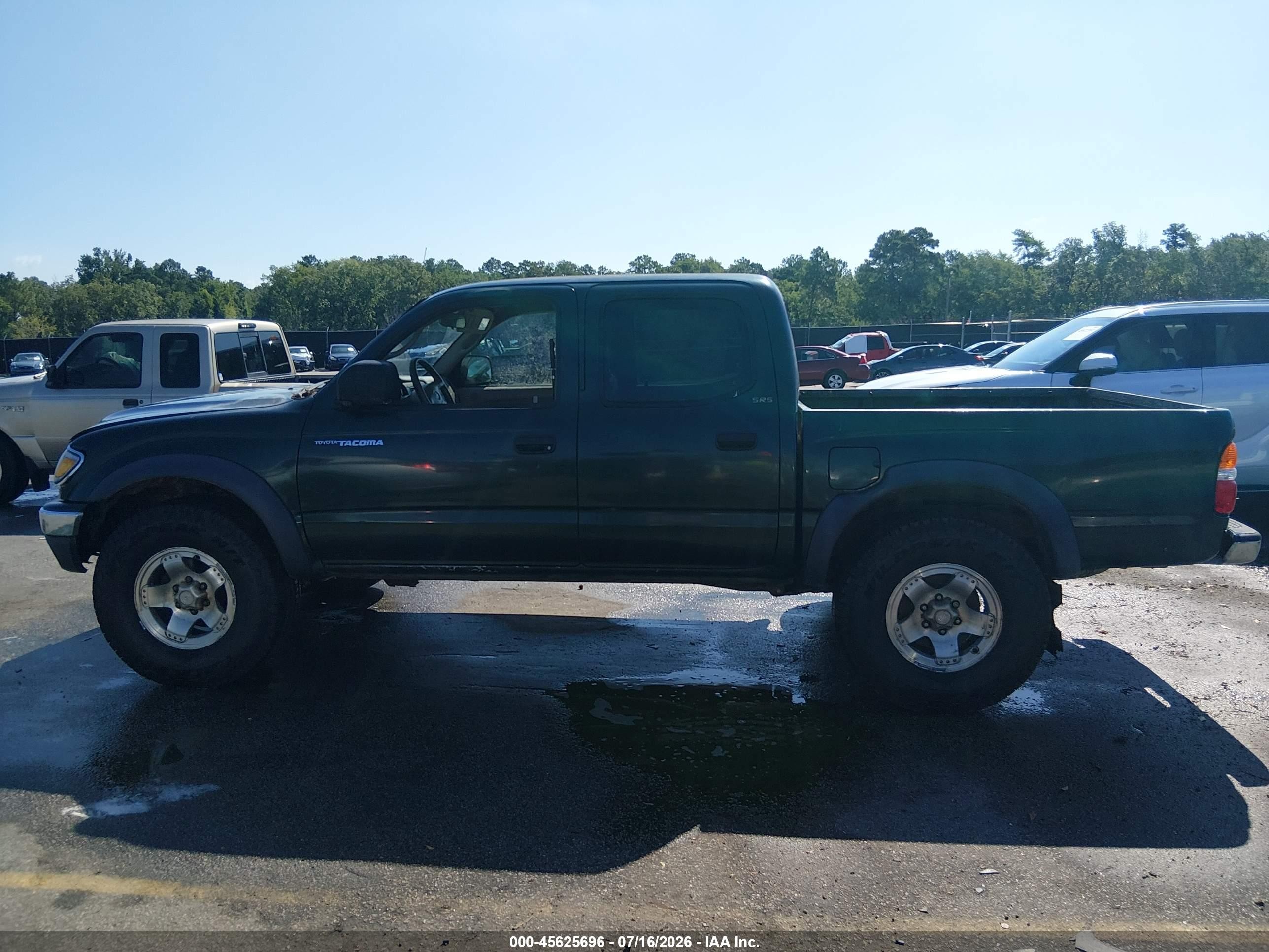 2004 Toyota Tacoma Base V6 Черный vin: 5TEHN72N94Z330277
