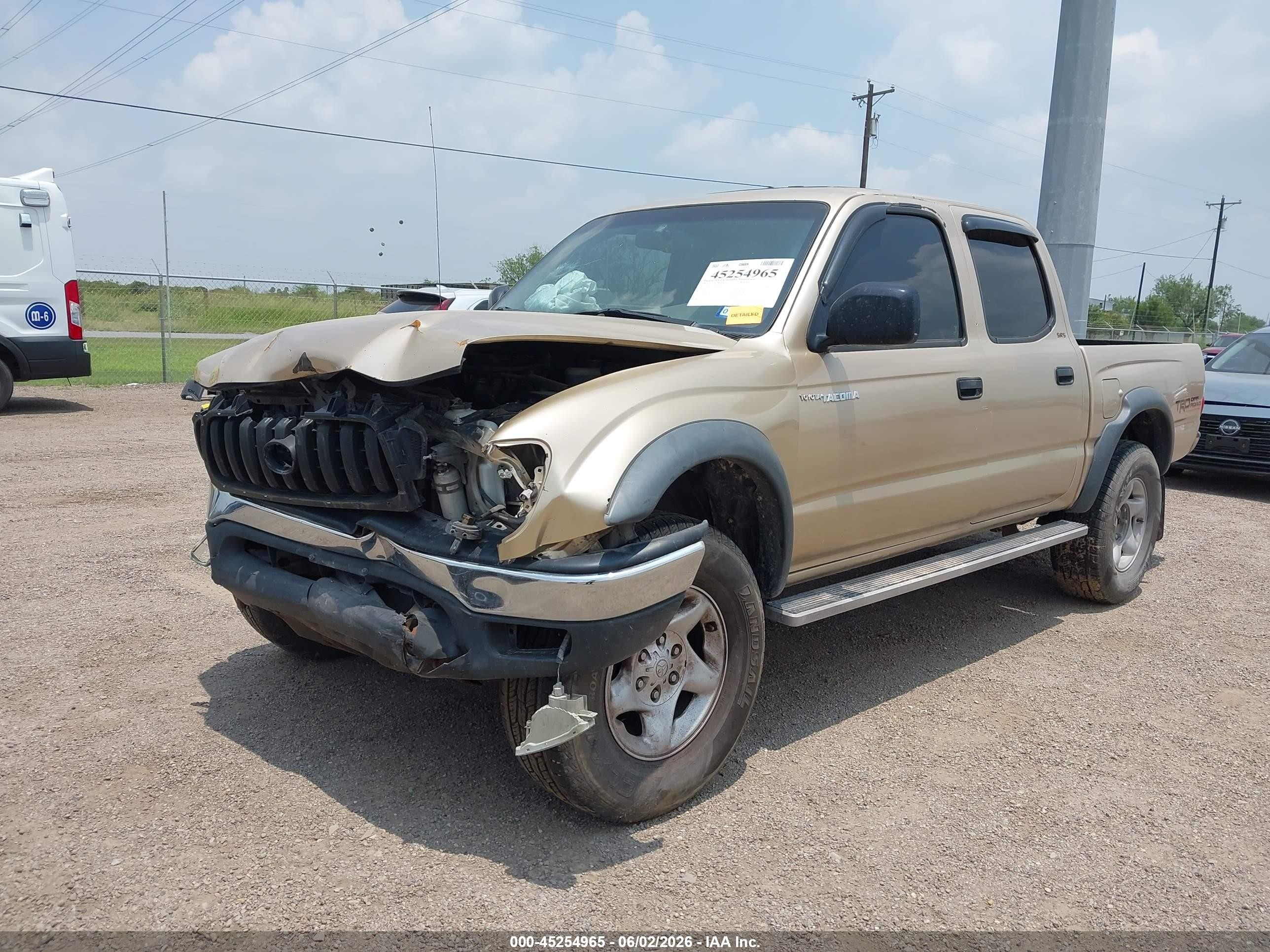 2003 Toyota Tacoma Base V6 Gold vin: 5TEHN72NX3Z293576