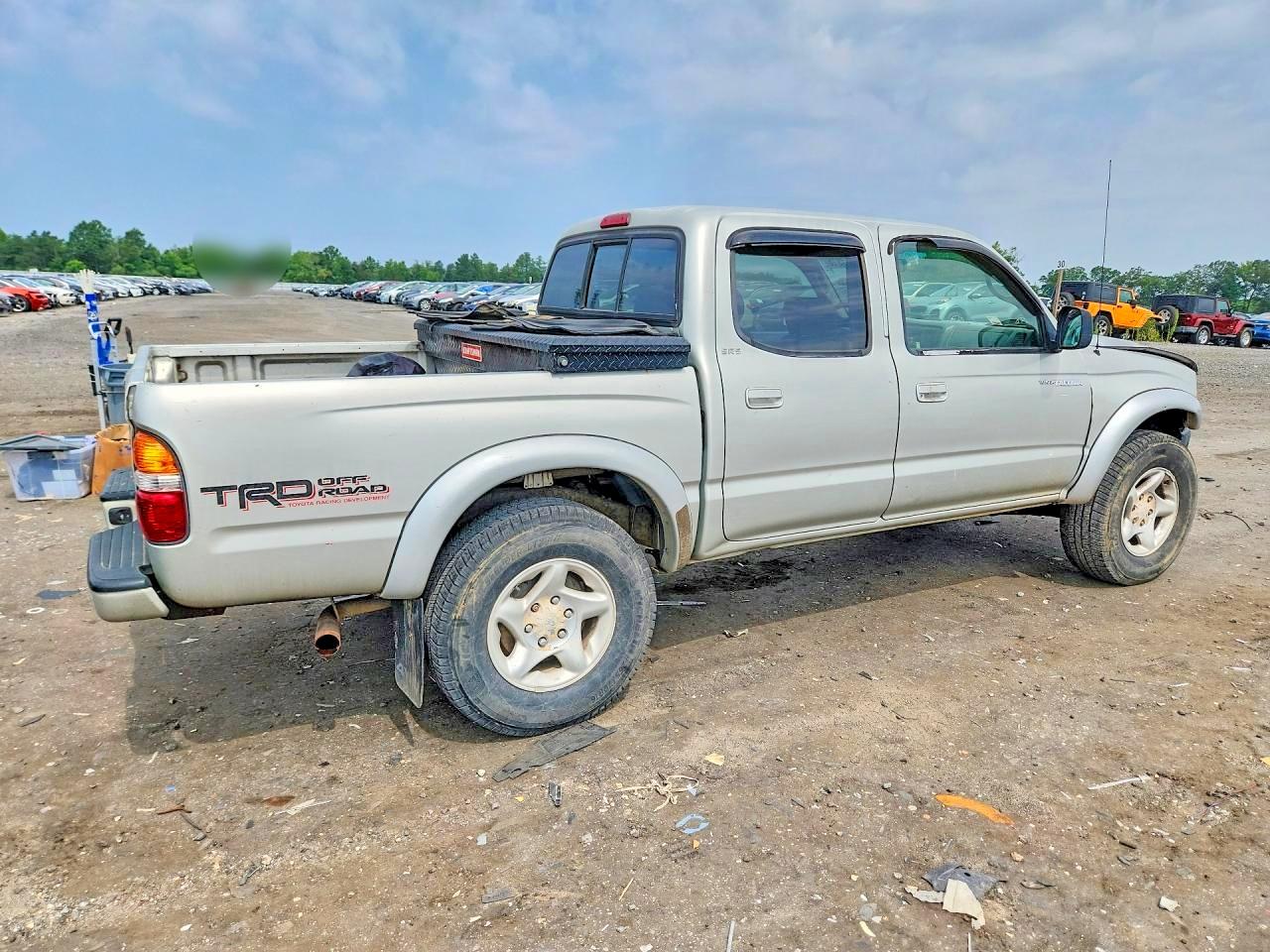 2004 Toyota Tacoma V6 Silver vin: 5TEHN72NX4Z424247