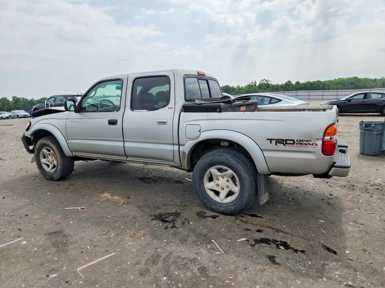 2004 Toyota Tacoma V6 Silver vin: 5TEHN72NX4Z424247