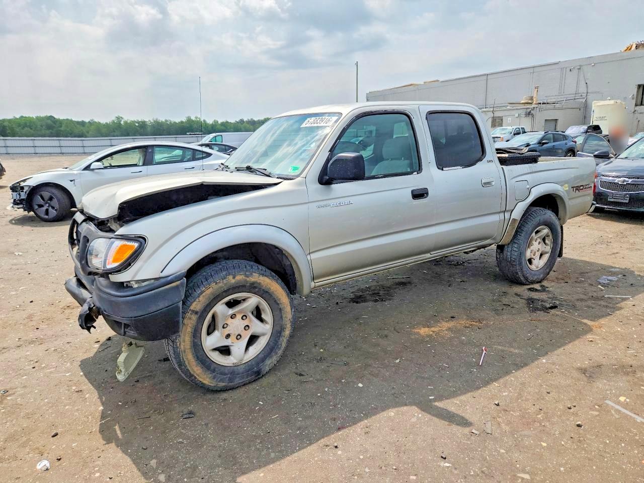 2004 Toyota Tacoma V6 Silver vin: 5TEHN72NX4Z424247