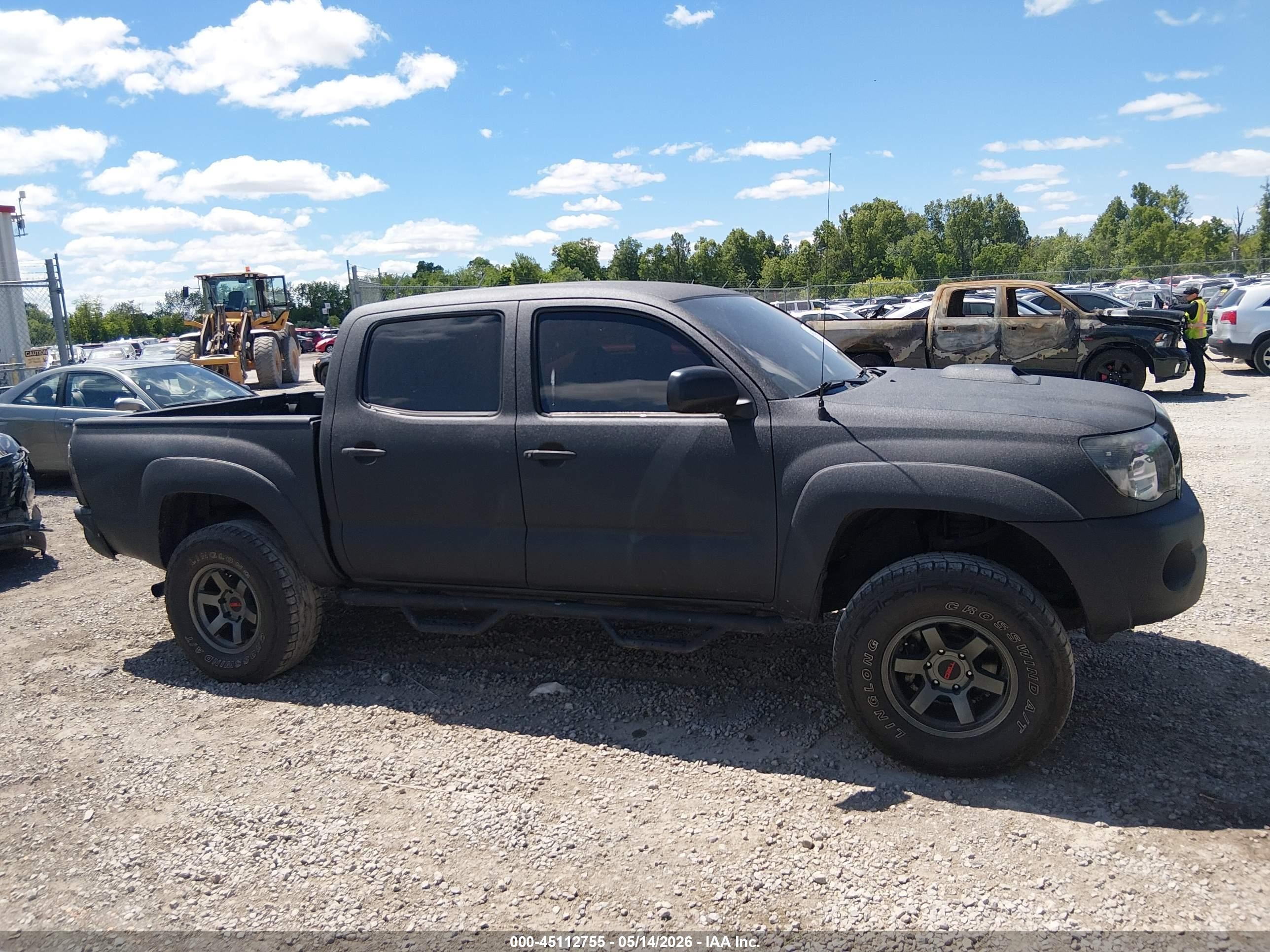 2005 Toyota Tacoma Prerunner V6 Black vin: 5TEJU62N05Z006375