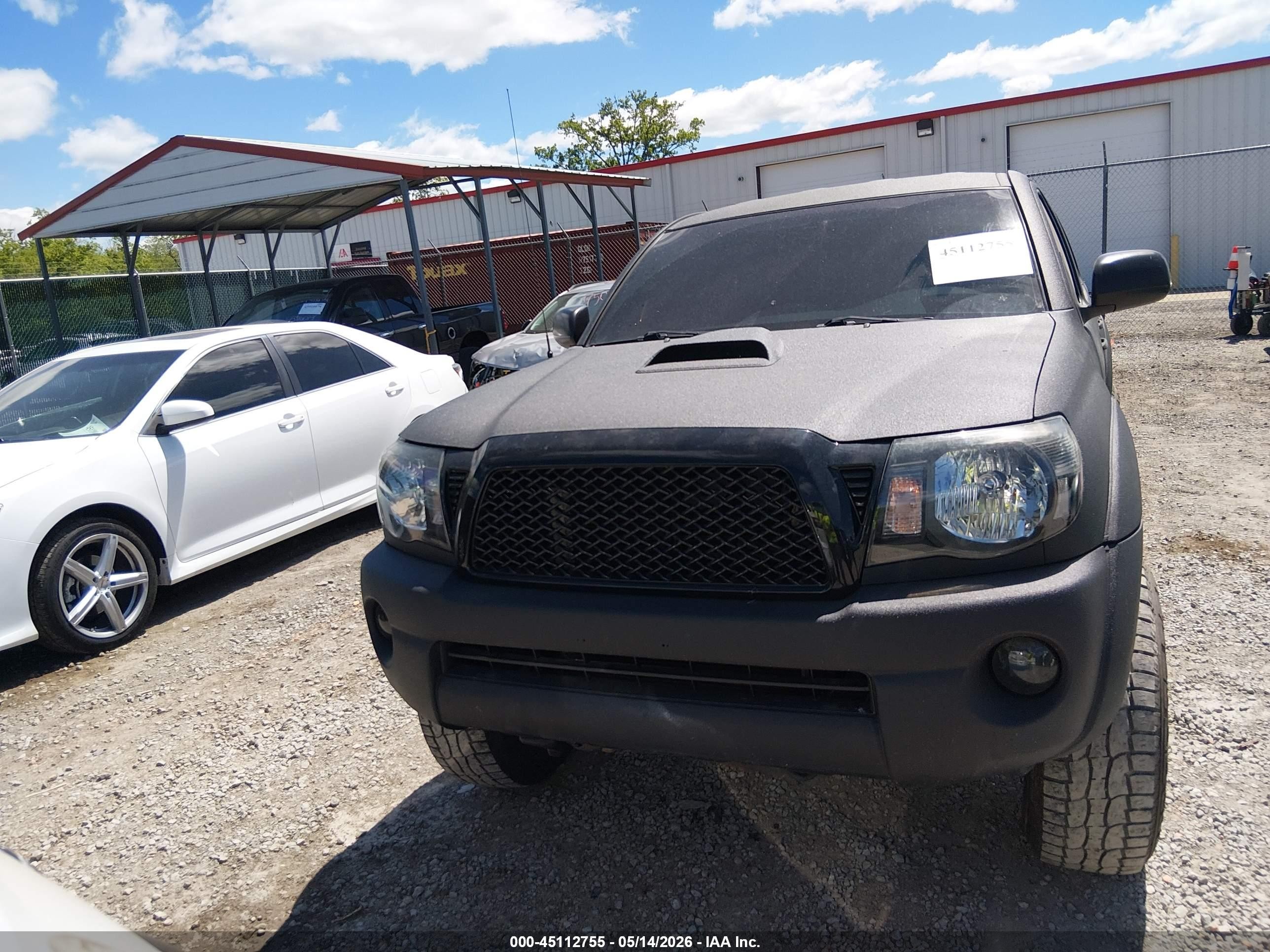 2005 Toyota Tacoma Prerunner V6 Black vin: 5TEJU62N05Z006375
