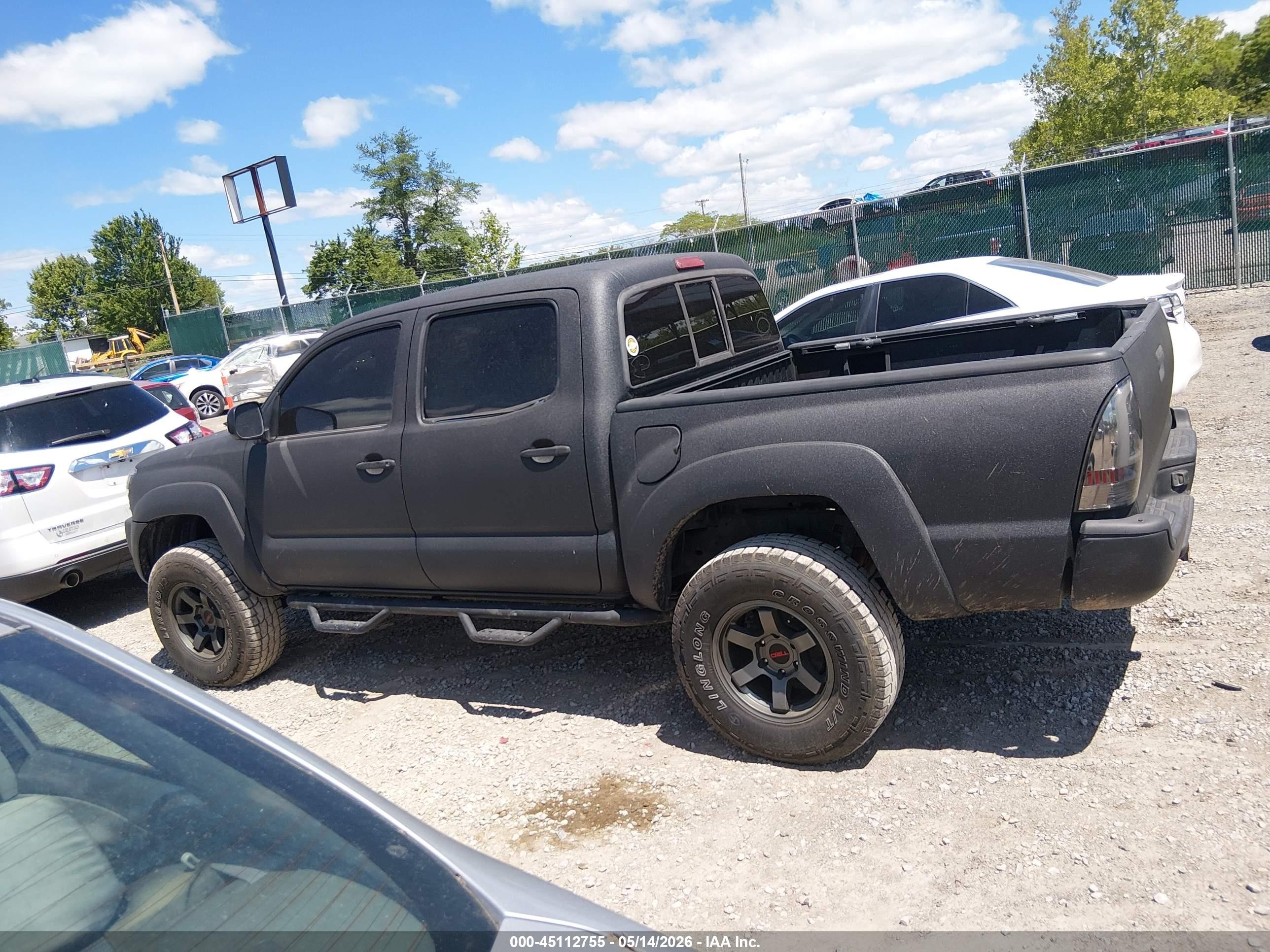 2005 Toyota Tacoma Prerunner V6 Black vin: 5TEJU62N05Z006375