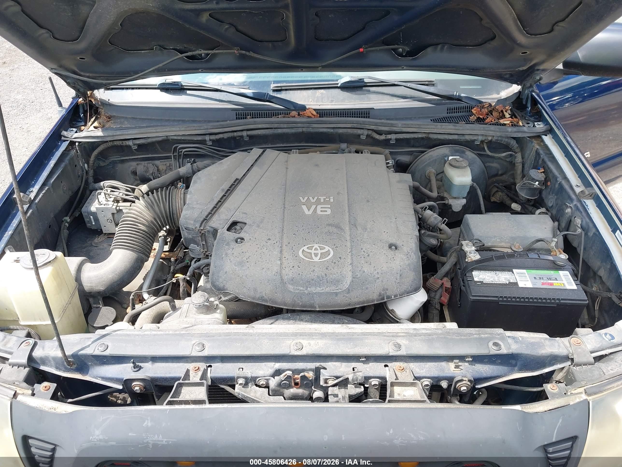 2008 Toyota Tacoma Prerunner V6 Синий vin: 5TEJU62N08Z498247
