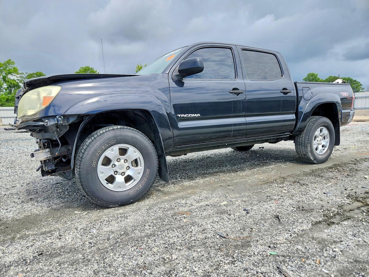 2006 Toyota Tacoma Double Cab Prerunner Black vin: 5TEJU62N16Z181591