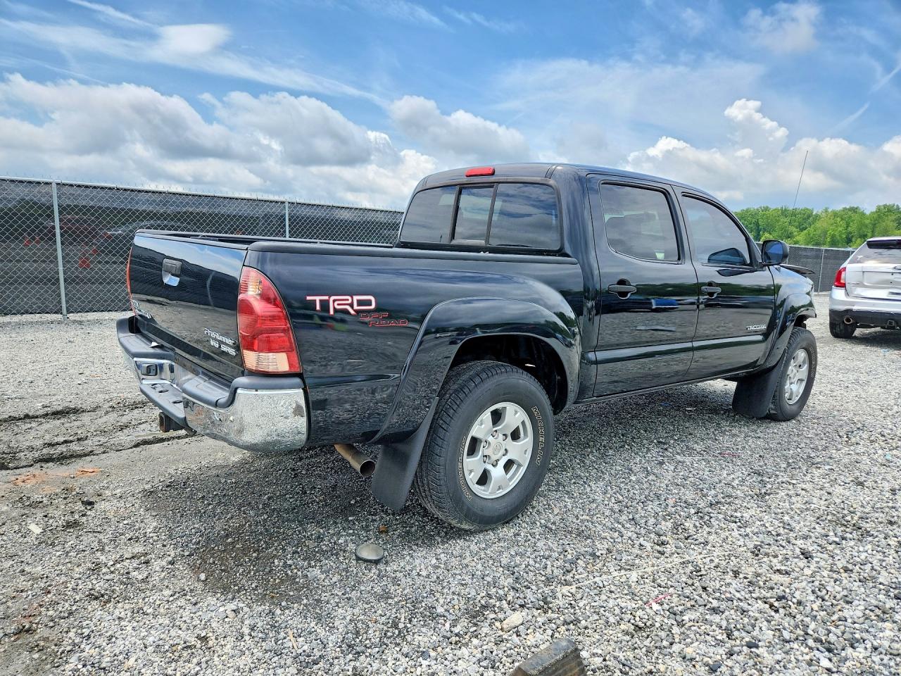 2006 Toyota Tacoma Double Cab Prerunner Black vin: 5TEJU62N16Z181591
