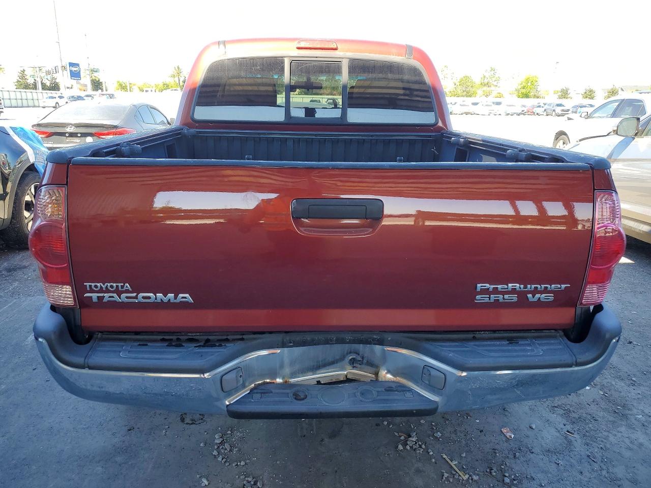 2005 Toyota Tacoma Prerunner V6 Красный vin: 5TEJU62N45Z041825
