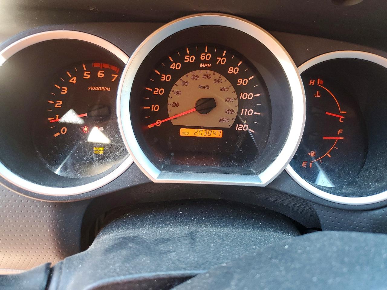 2005 Toyota Tacoma Prerunner V6 Красный vin: 5TEJU62N45Z041825