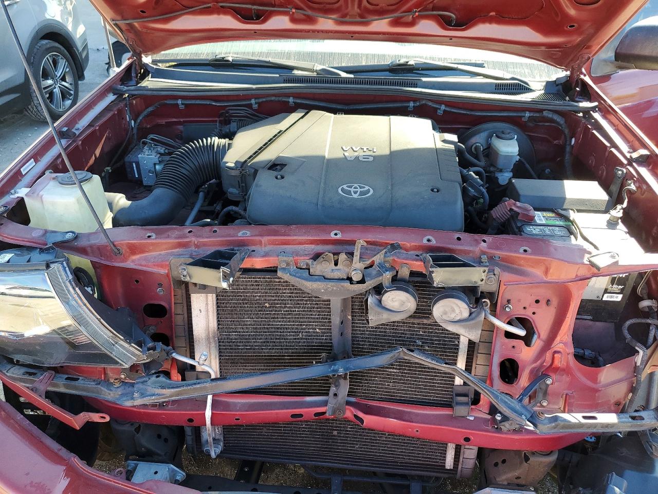 2005 Toyota Tacoma Prerunner V6 Красный vin: 5TEJU62N45Z041825