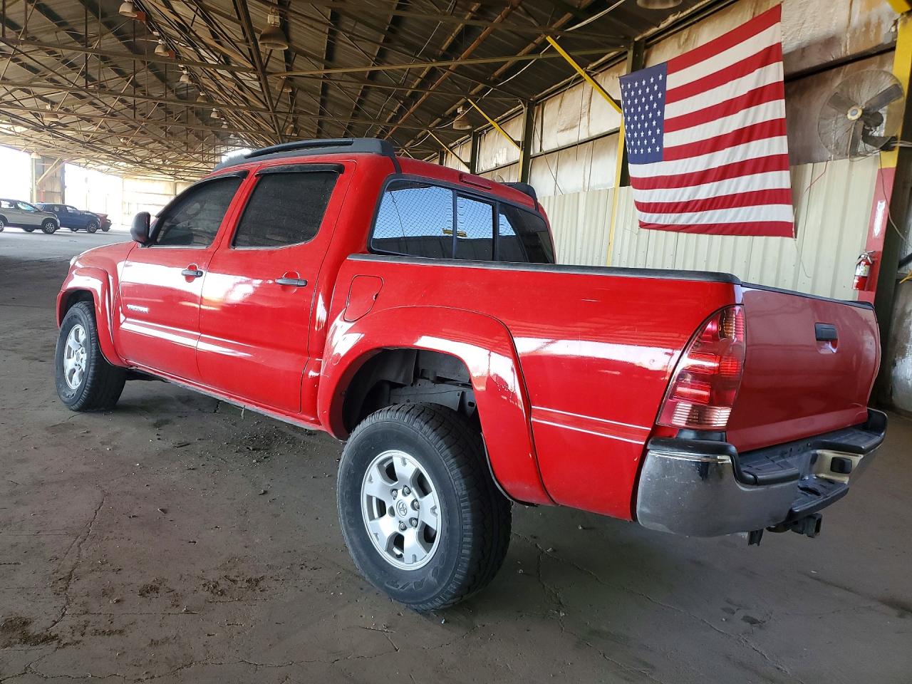 2005 Toyota Tacoma Double Cab Prerunner Red vin: 5TEJU62N45Z088367