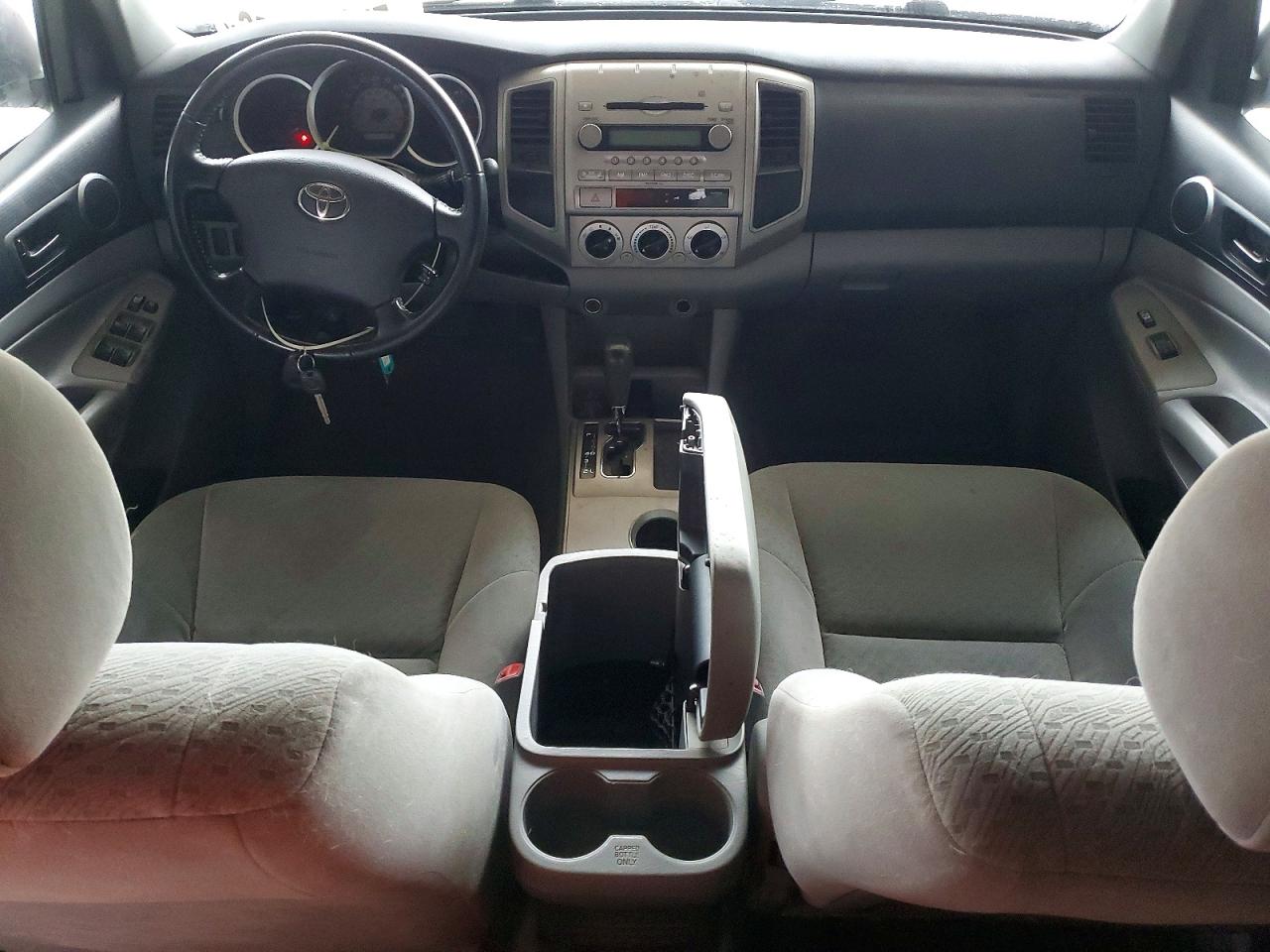 2005 Toyota Tacoma Double Cab Prerunner White vin: 5TEJU62N45Z100288