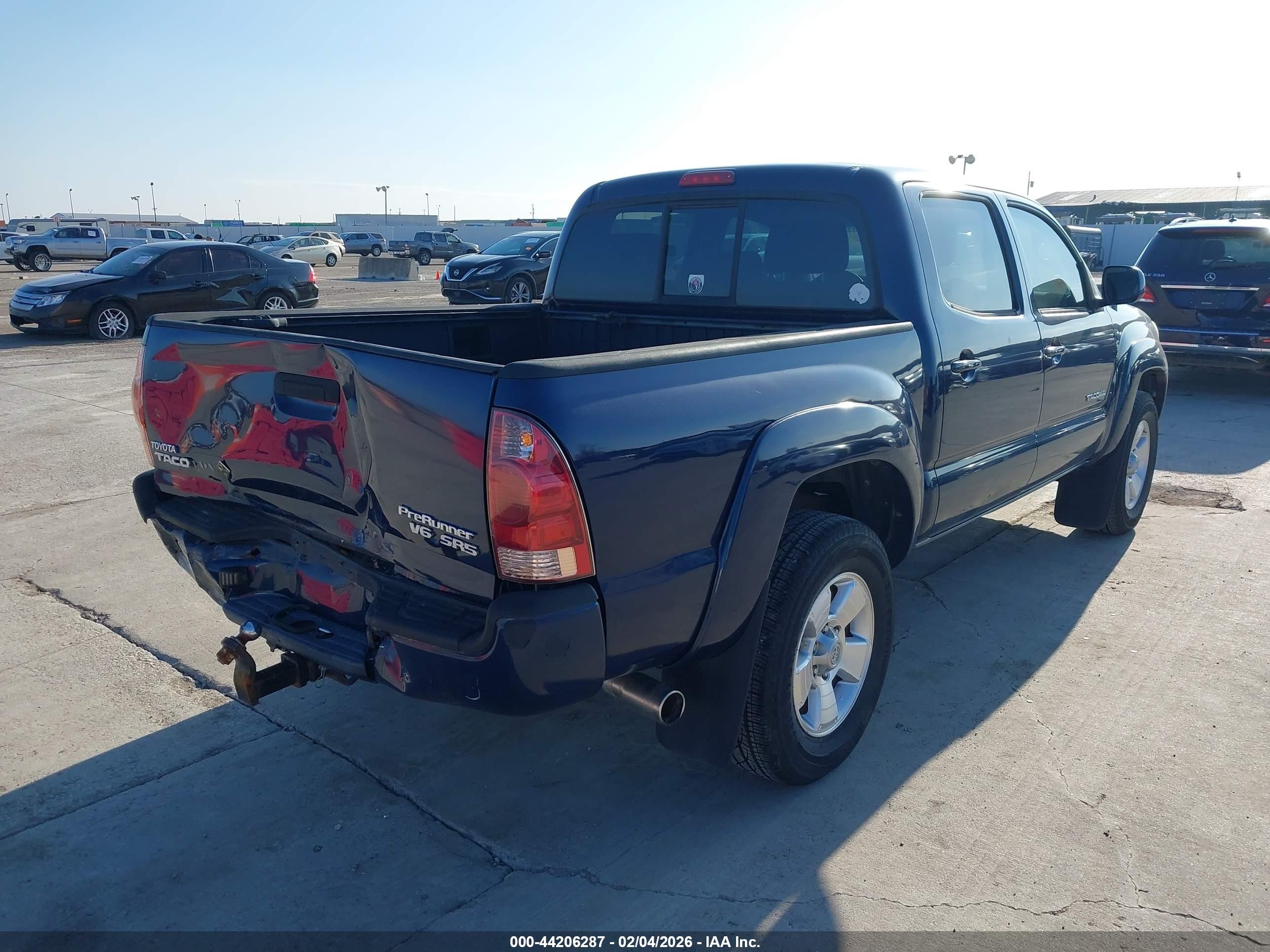 2006 Toyota Tacoma Prerunner V6 Blue vin: 5TEJU62N46Z177809