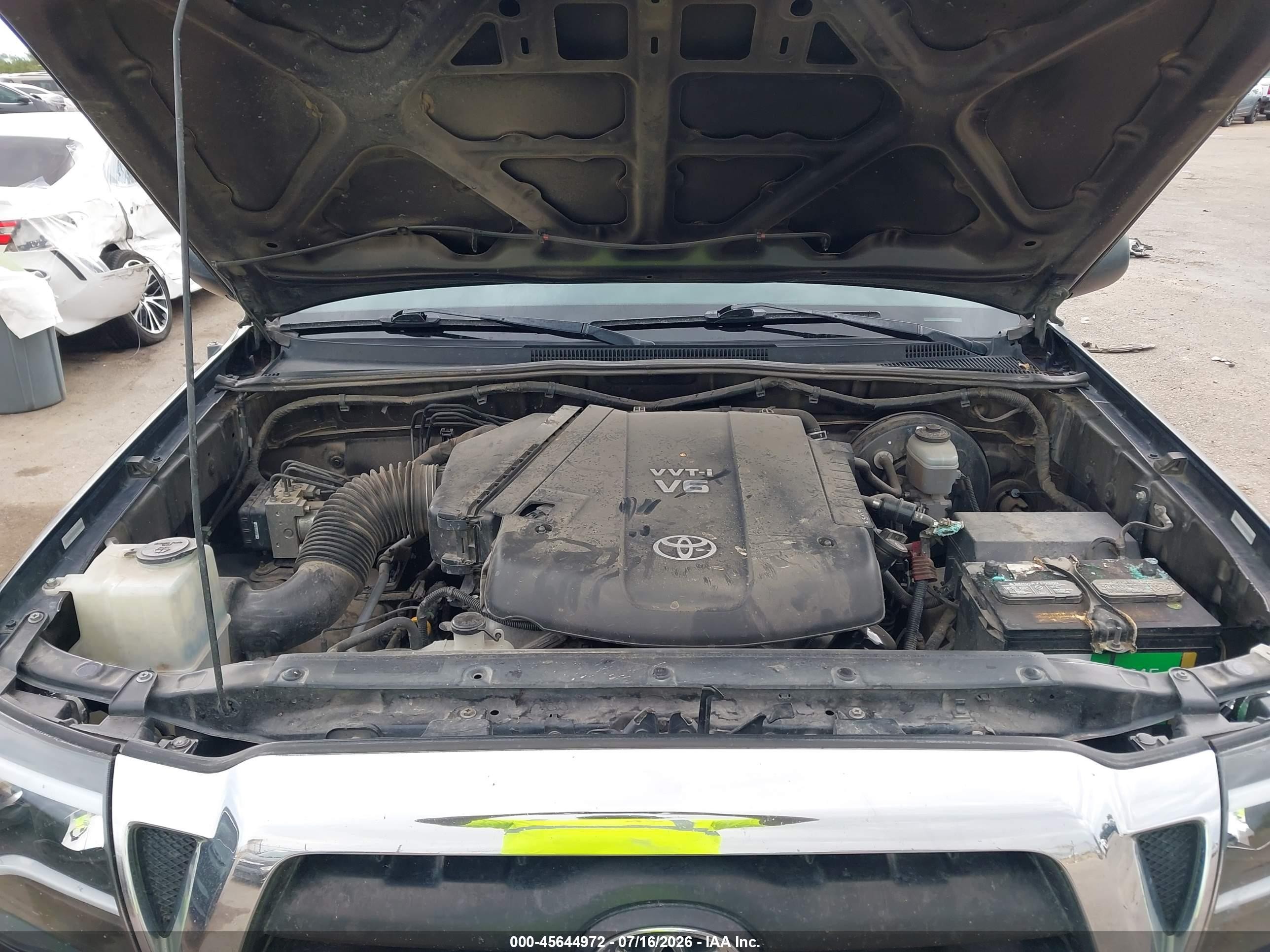 2006 Toyota Tacoma Prerunner V6 Black vin: 5TEJU62N46Z291938