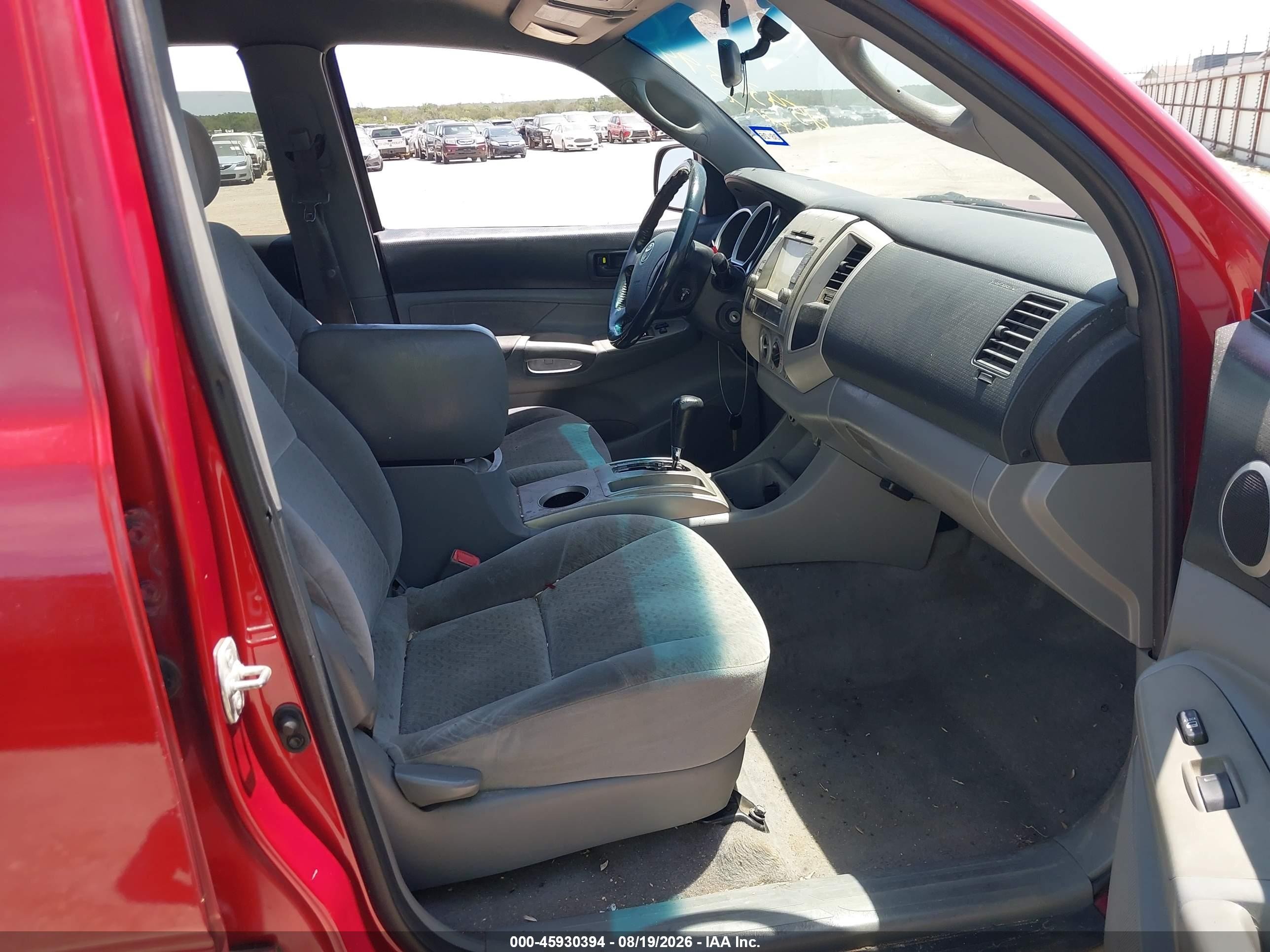 2007 Toyota Tacoma Prerunner V6 Красный vin: 5TEJU62N47Z335308