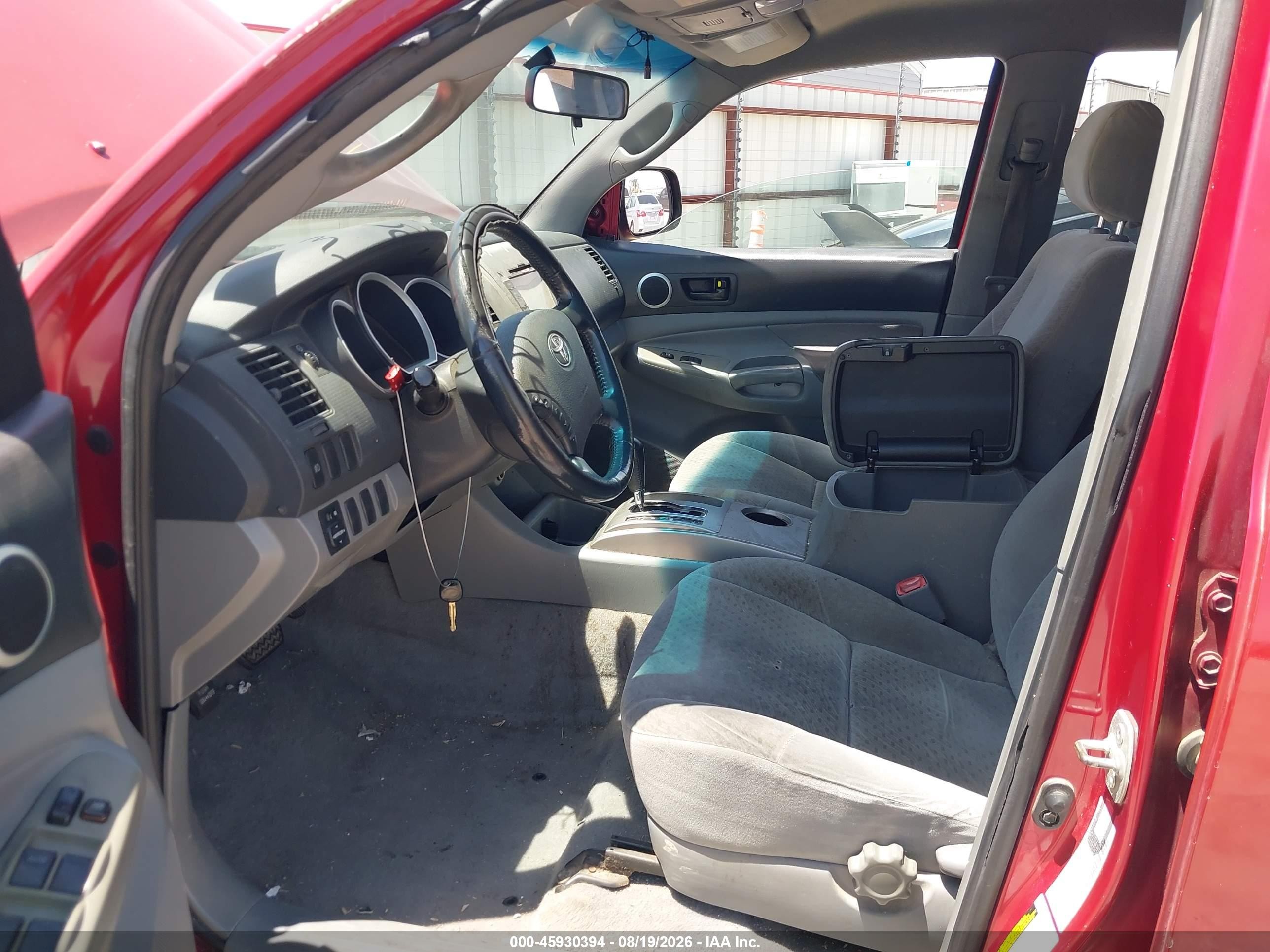 2007 Toyota Tacoma Prerunner V6 Красный vin: 5TEJU62N47Z335308
