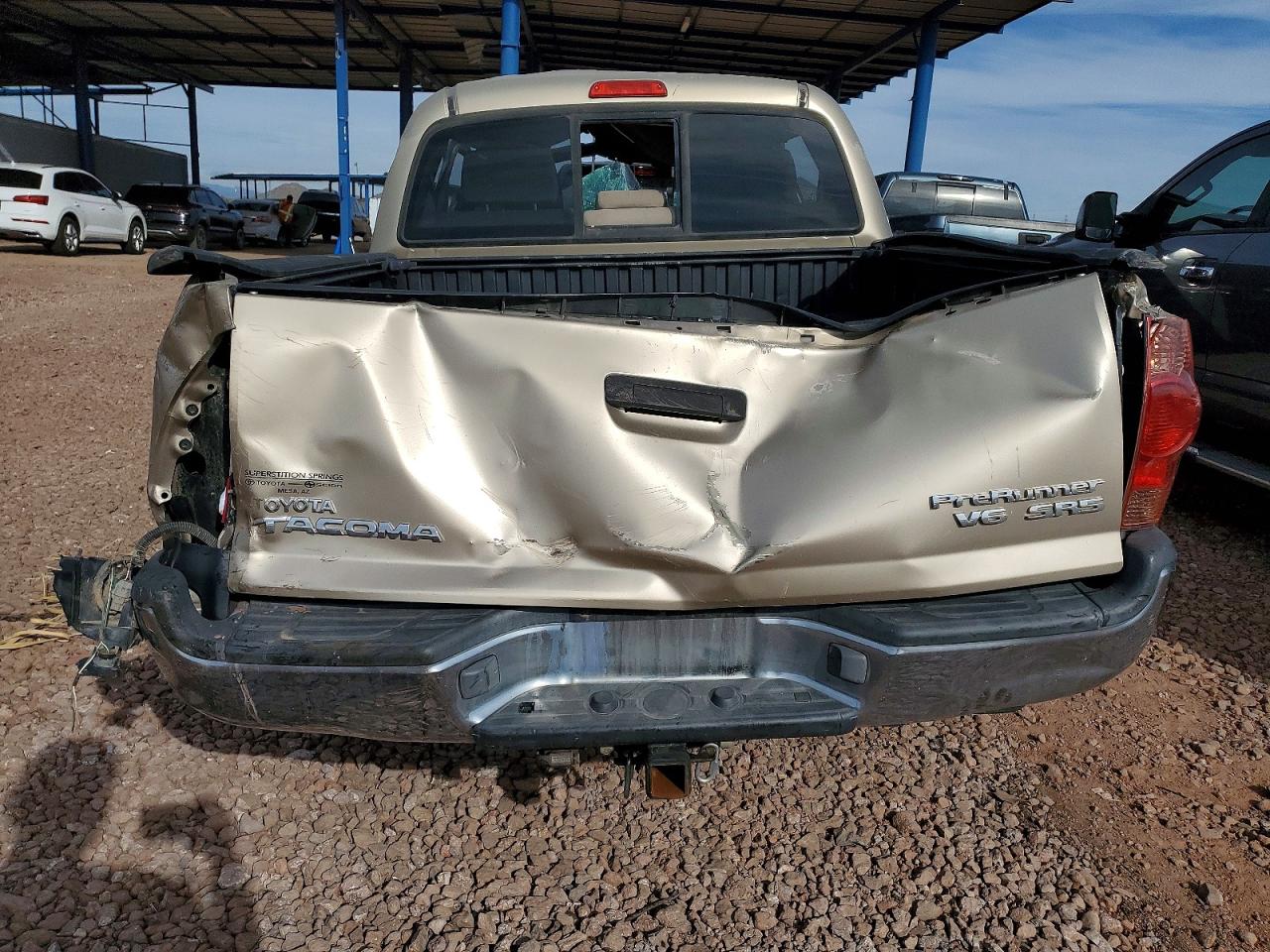 2006 Toyota Tacoma Double Cab Prerunner Gold vin: 5TEJU62N56Z176796