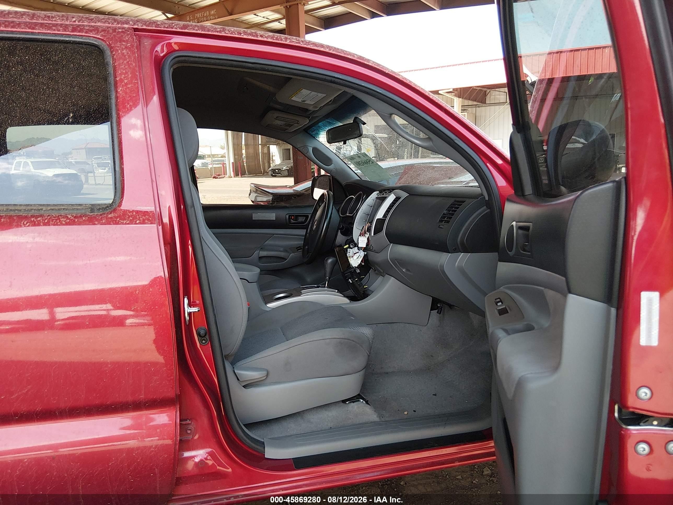 2006 Toyota Tacoma Prerunner V6 Red vin: 5TEJU62N56Z308357