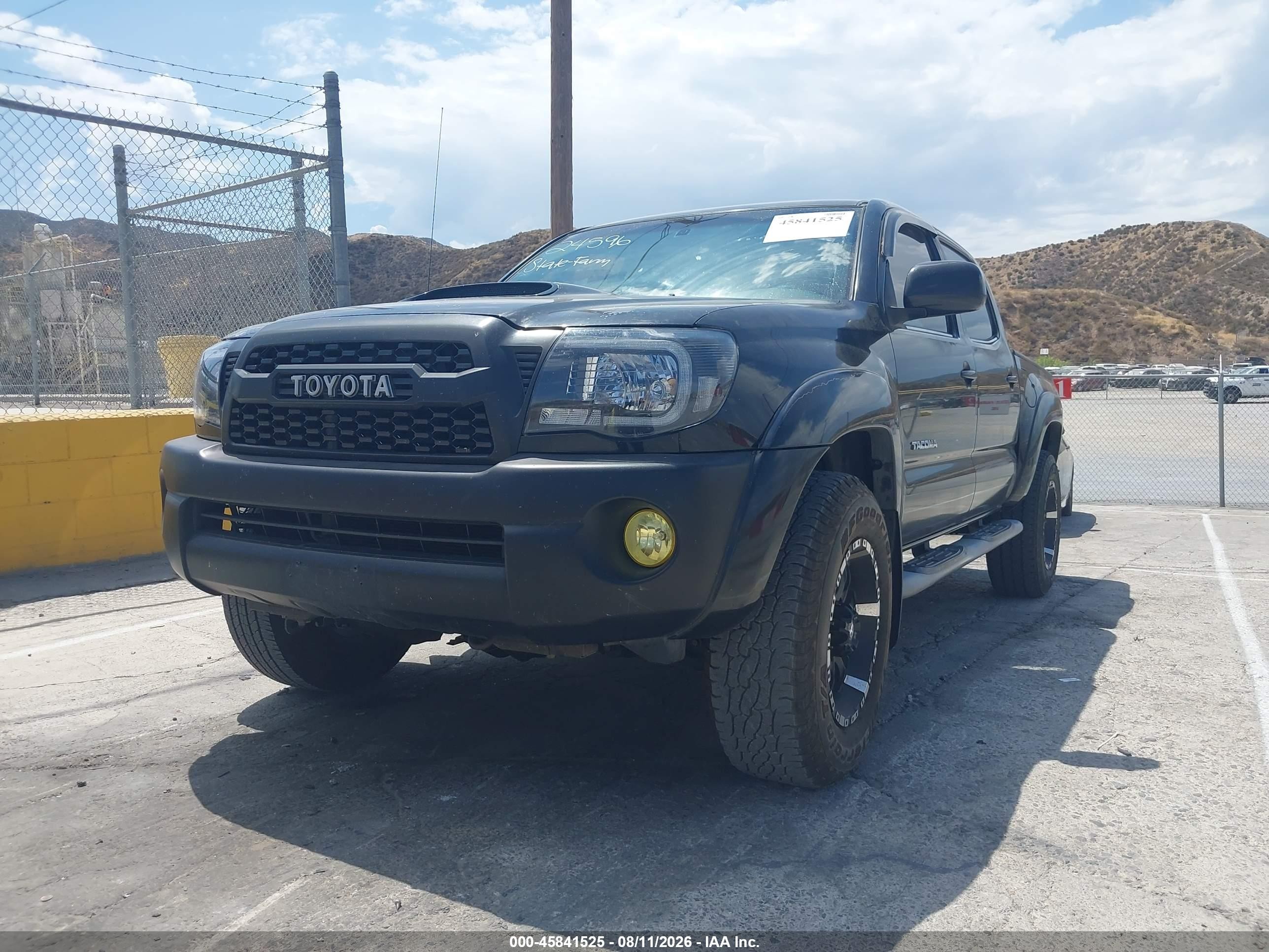 2005 Toyota Tacoma Prerunner V6 Black vin: 5TEJU62N65Z054107