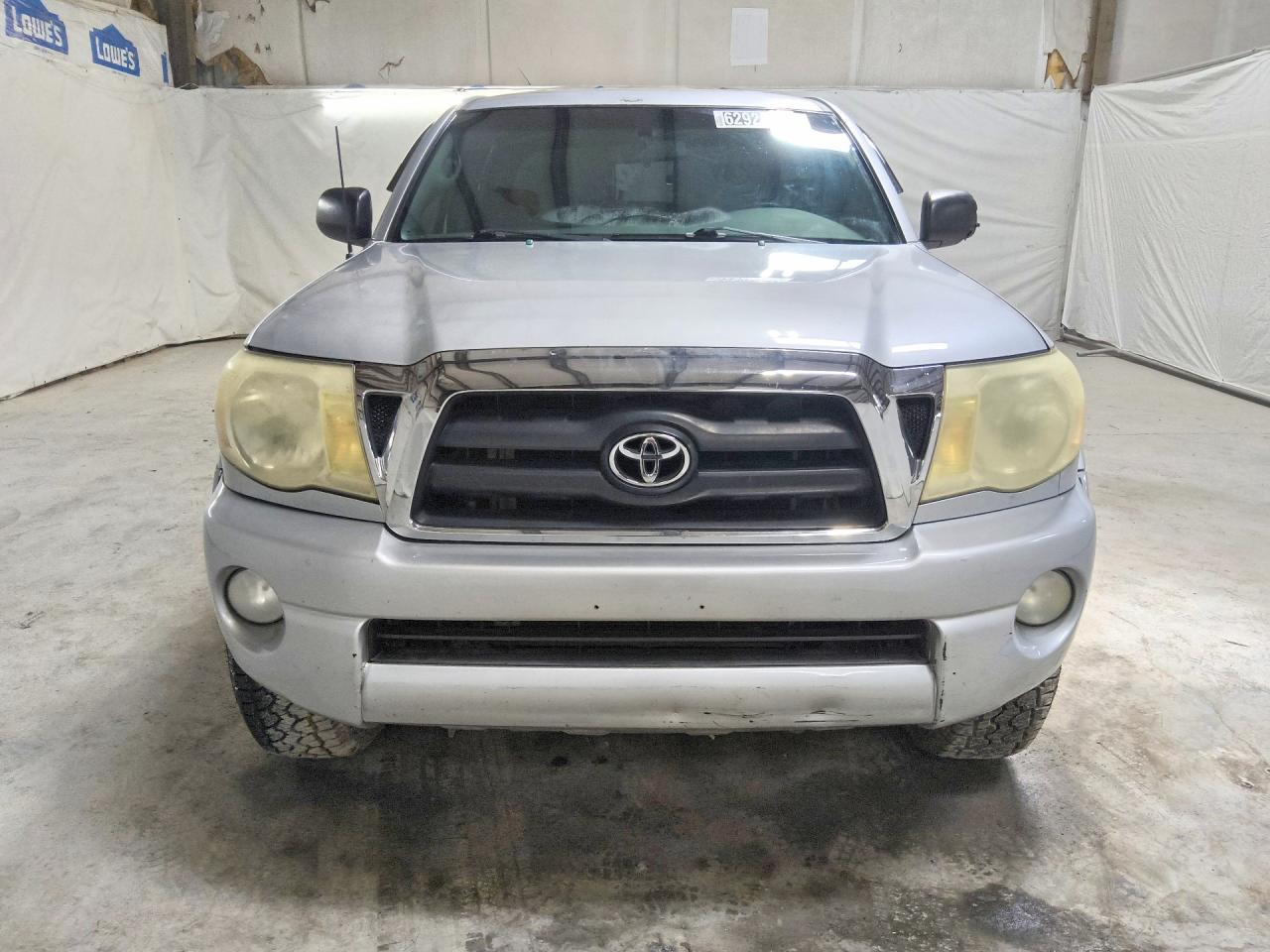 2006 Toyota Tacoma Double Cab Prerunner Silver vin: 5TEJU62N76Z183409
