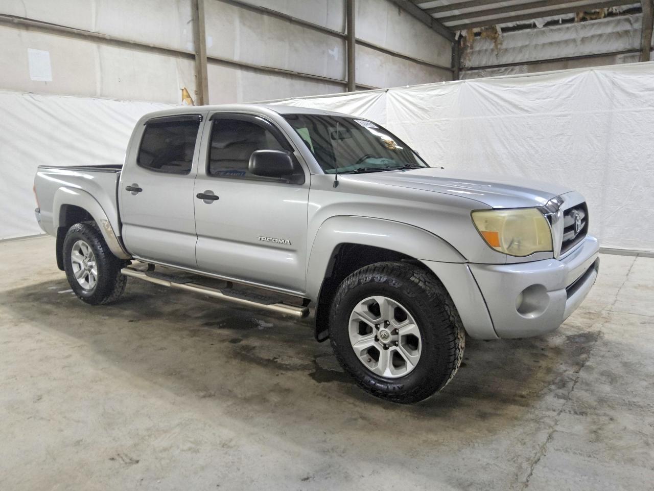 2006 Toyota Tacoma Double Cab Prerunner Silver vin: 5TEJU62N76Z183409