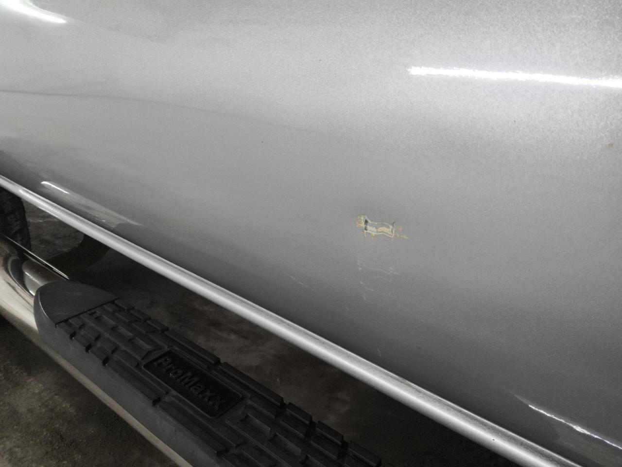 2006 Toyota Tacoma Double Cab Prerunner Silver vin: 5TEJU62N76Z183409 Damage: Right Rear Door, Dent(S) W/ Paint Dmg, 5 To 6 Inches