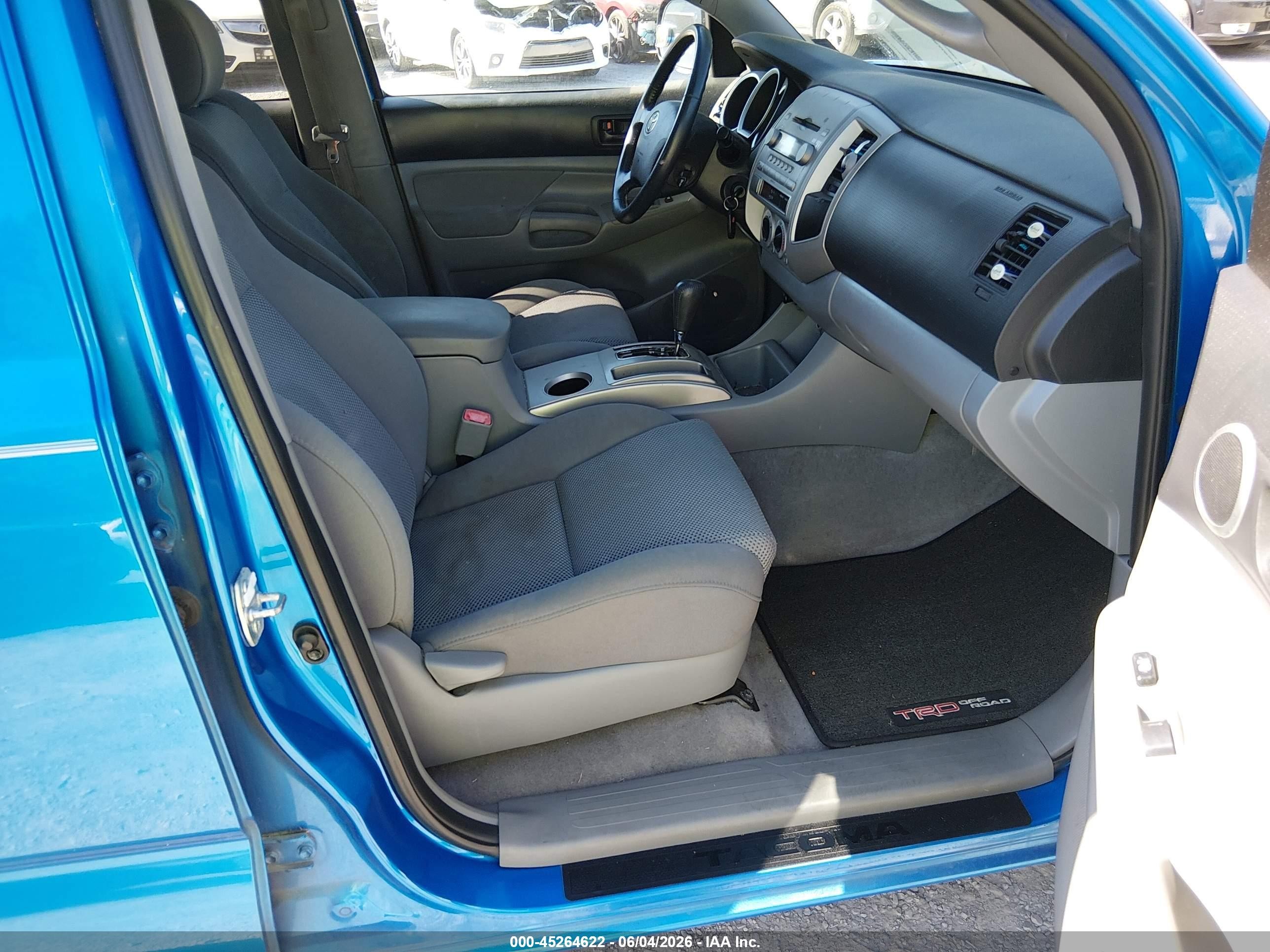 2007 Toyota Tacoma Prerunner V6 Blue vin: 5TEJU62N77Z461002