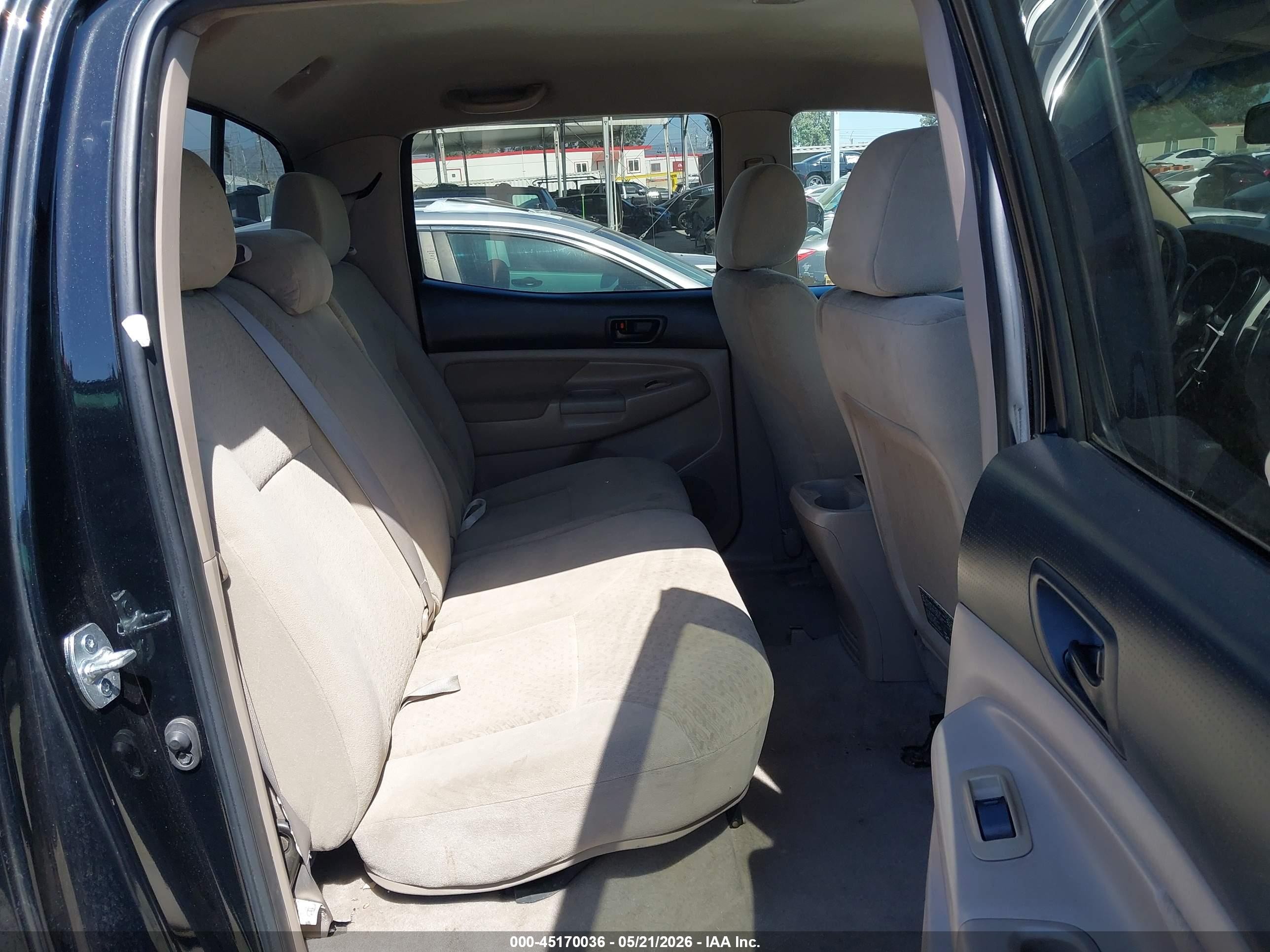 2007 Toyota Tacoma Prerunner V6 Black vin: 5TEJU62N87Z424752
