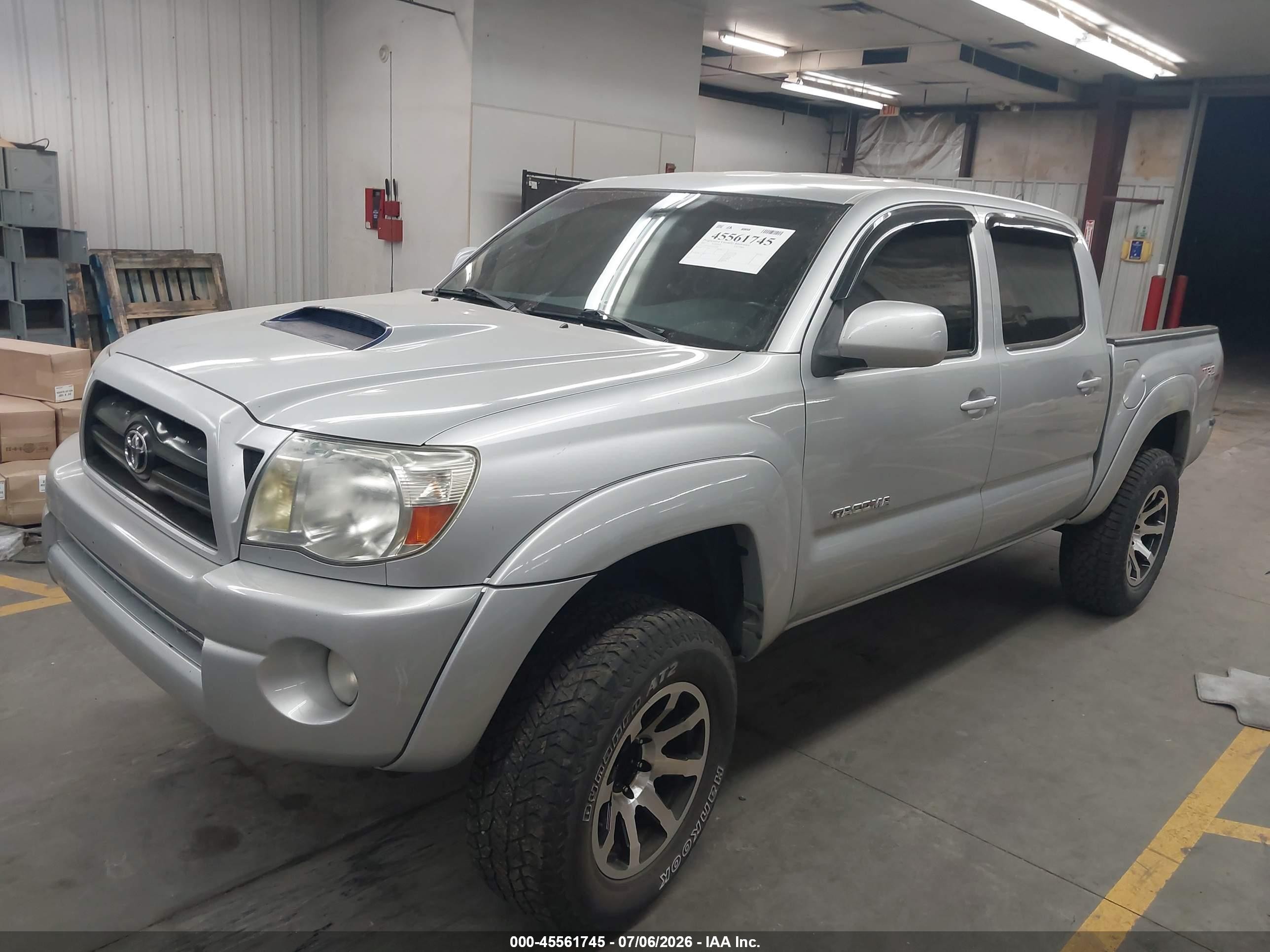 2005 Toyota Tacoma Prerunner V6 Gray vin: 5TEJU62N95Z017438
