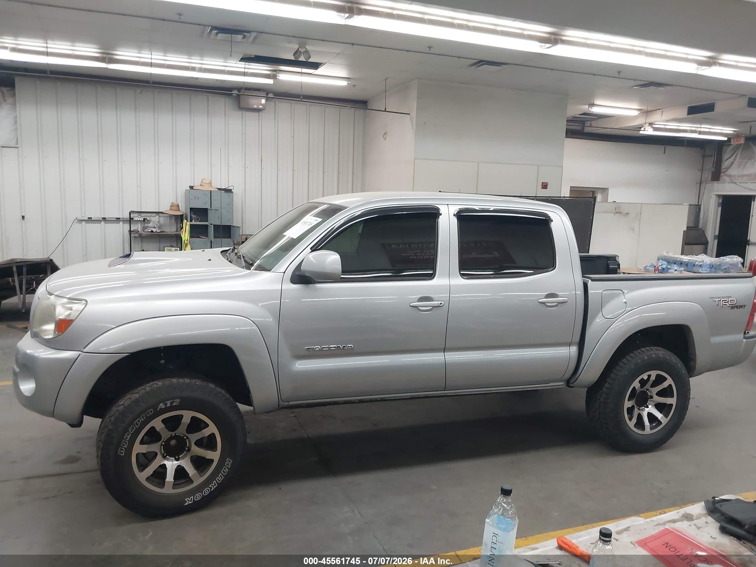 2005 Toyota Tacoma Prerunner V6 Gray vin: 5TEJU62N95Z017438