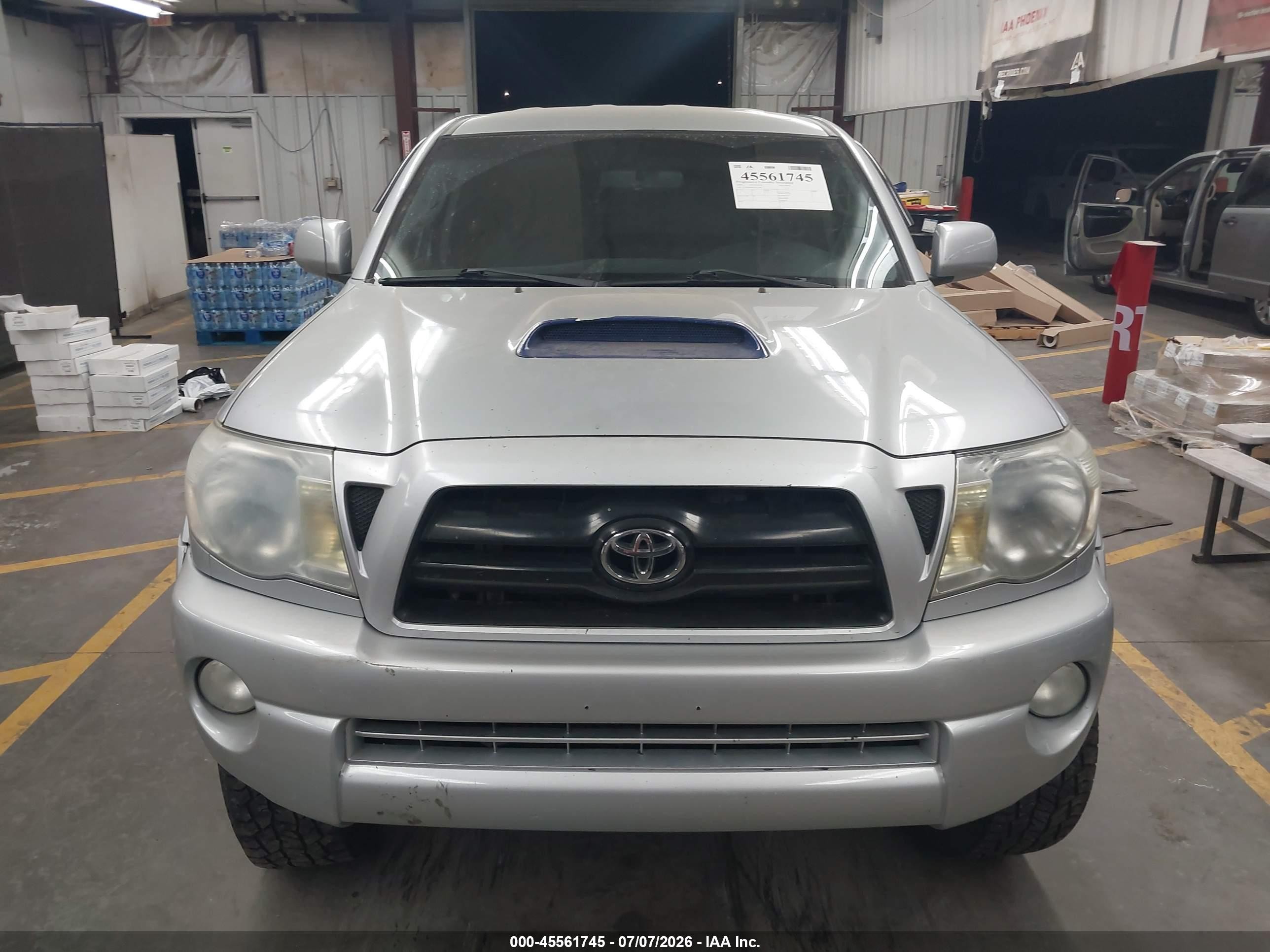 2005 Toyota Tacoma Prerunner V6 Gray vin: 5TEJU62N95Z017438