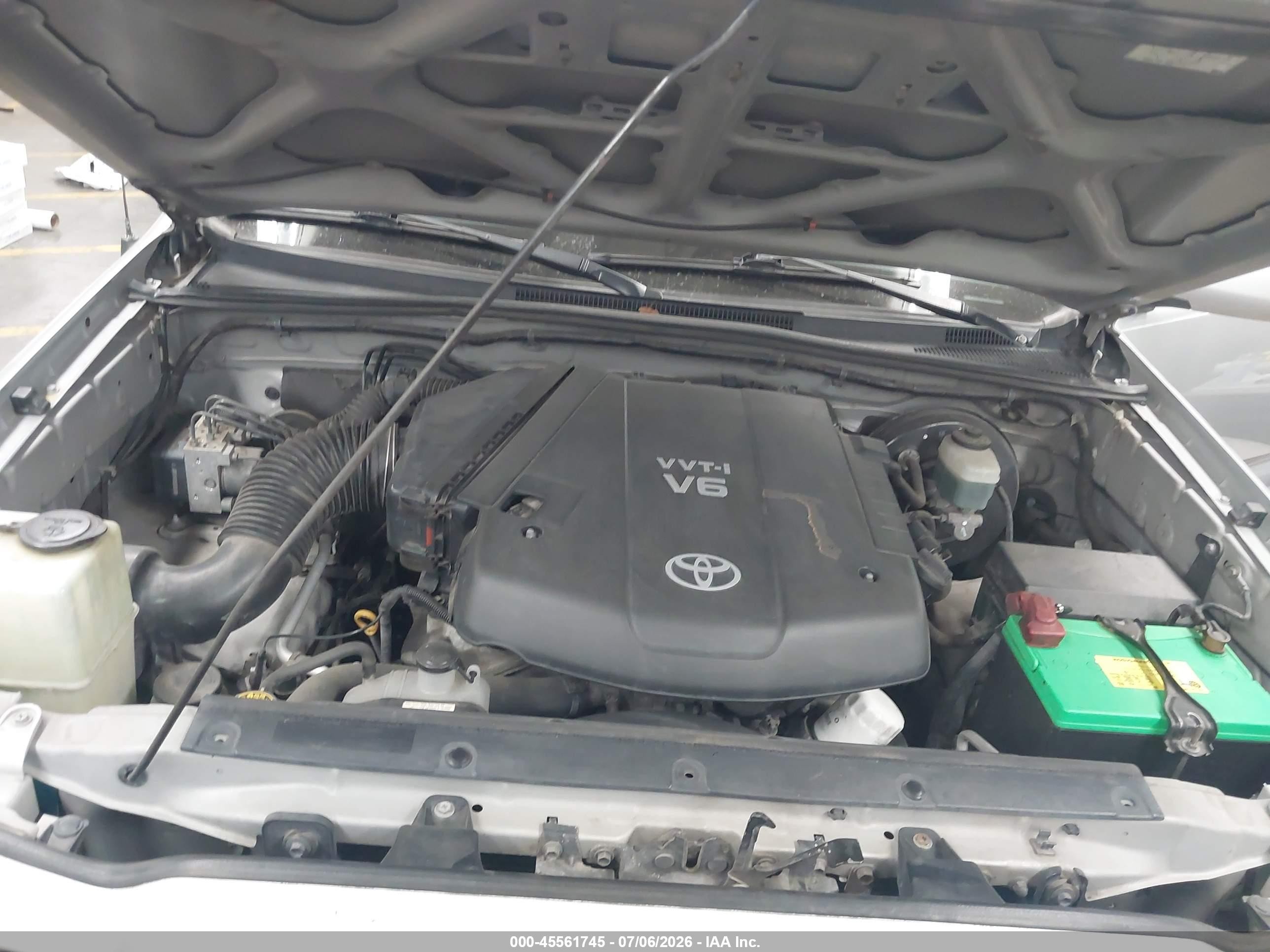 2005 Toyota Tacoma Prerunner V6 Gray vin: 5TEJU62N95Z017438