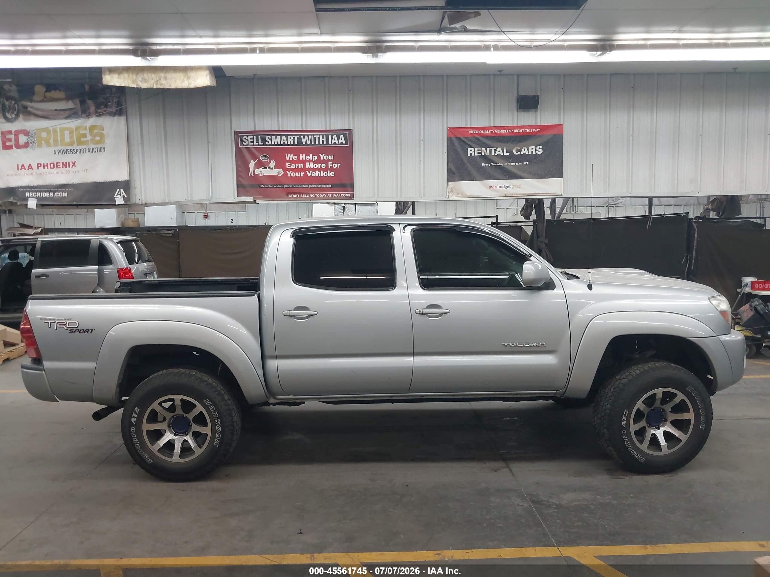 2005 Toyota Tacoma Prerunner V6 Gray vin: 5TEJU62N95Z017438