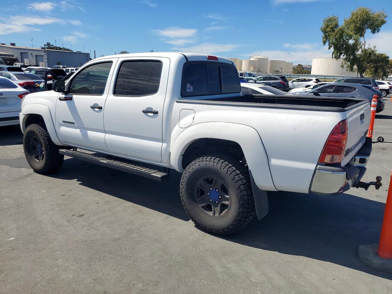 2007 Toyota Tacoma Double Cab Prerunner White vin: 5TEJU62NX7Z467134