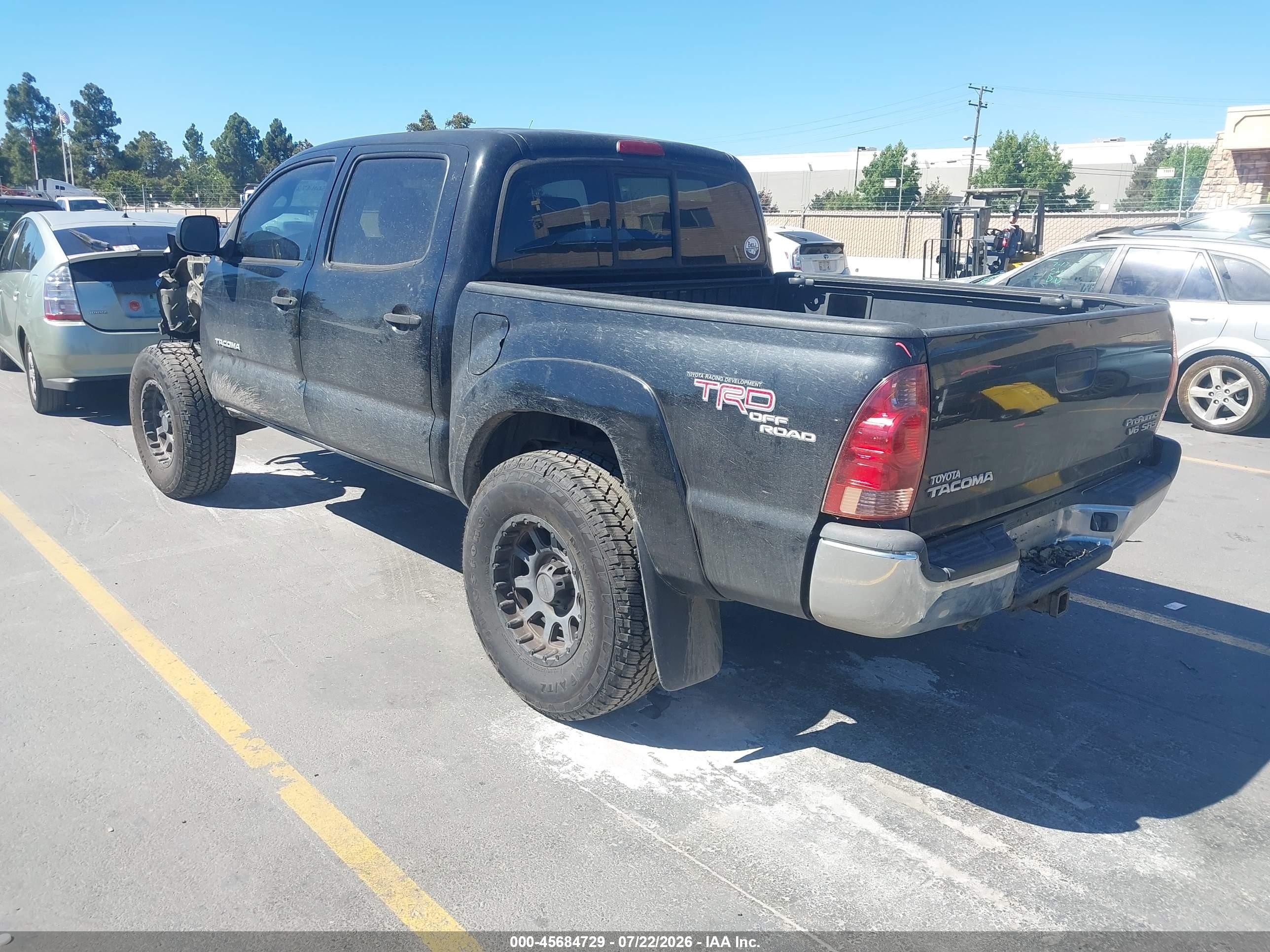 2008 Toyota Tacoma Prerunner V6 Черный vin: 5TEJU62NX8Z475509