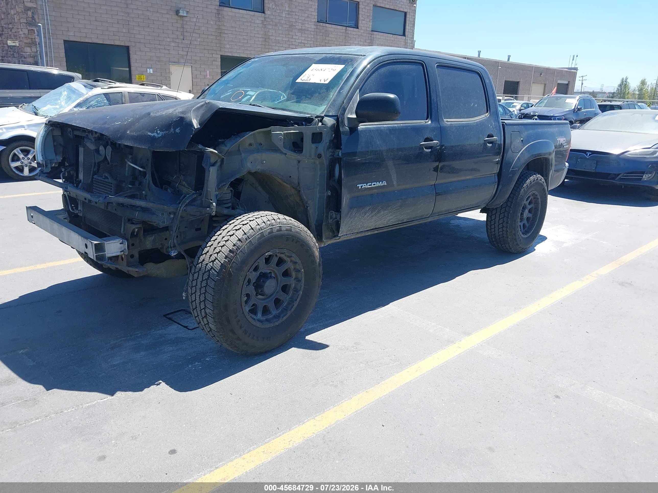 2008 Toyota Tacoma Prerunner V6 Черный vin: 5TEJU62NX8Z475509