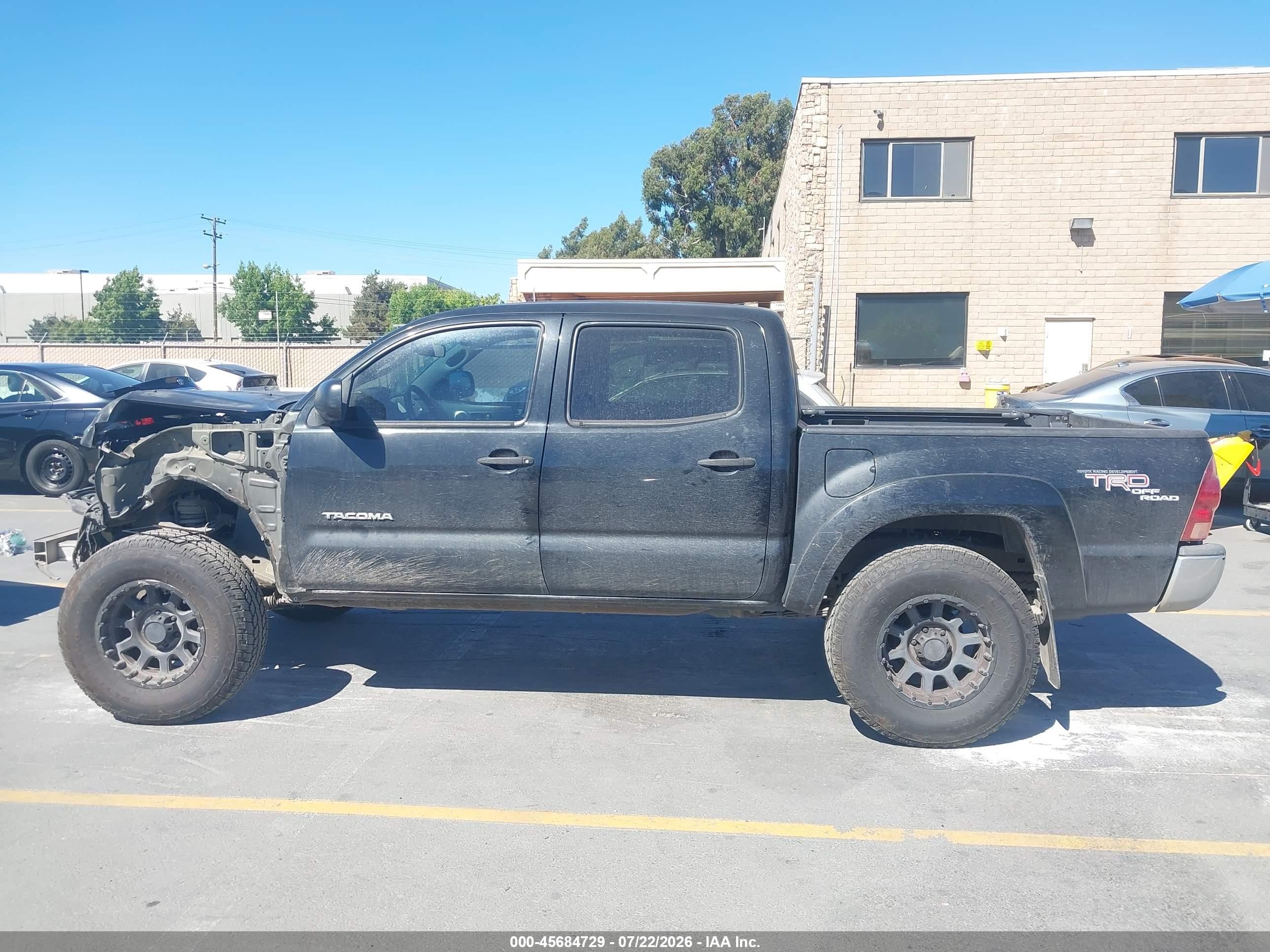 2008 Toyota Tacoma Prerunner V6 Черный vin: 5TEJU62NX8Z475509