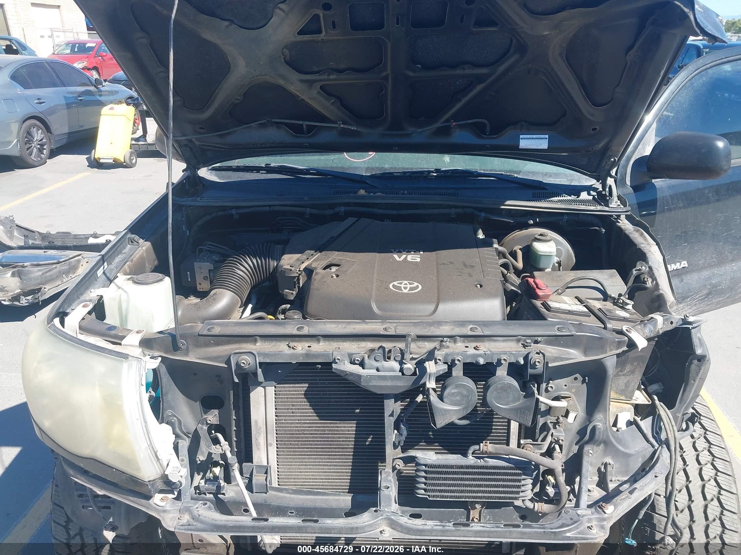 2008 Toyota Tacoma Prerunner V6 Черный vin: 5TEJU62NX8Z475509