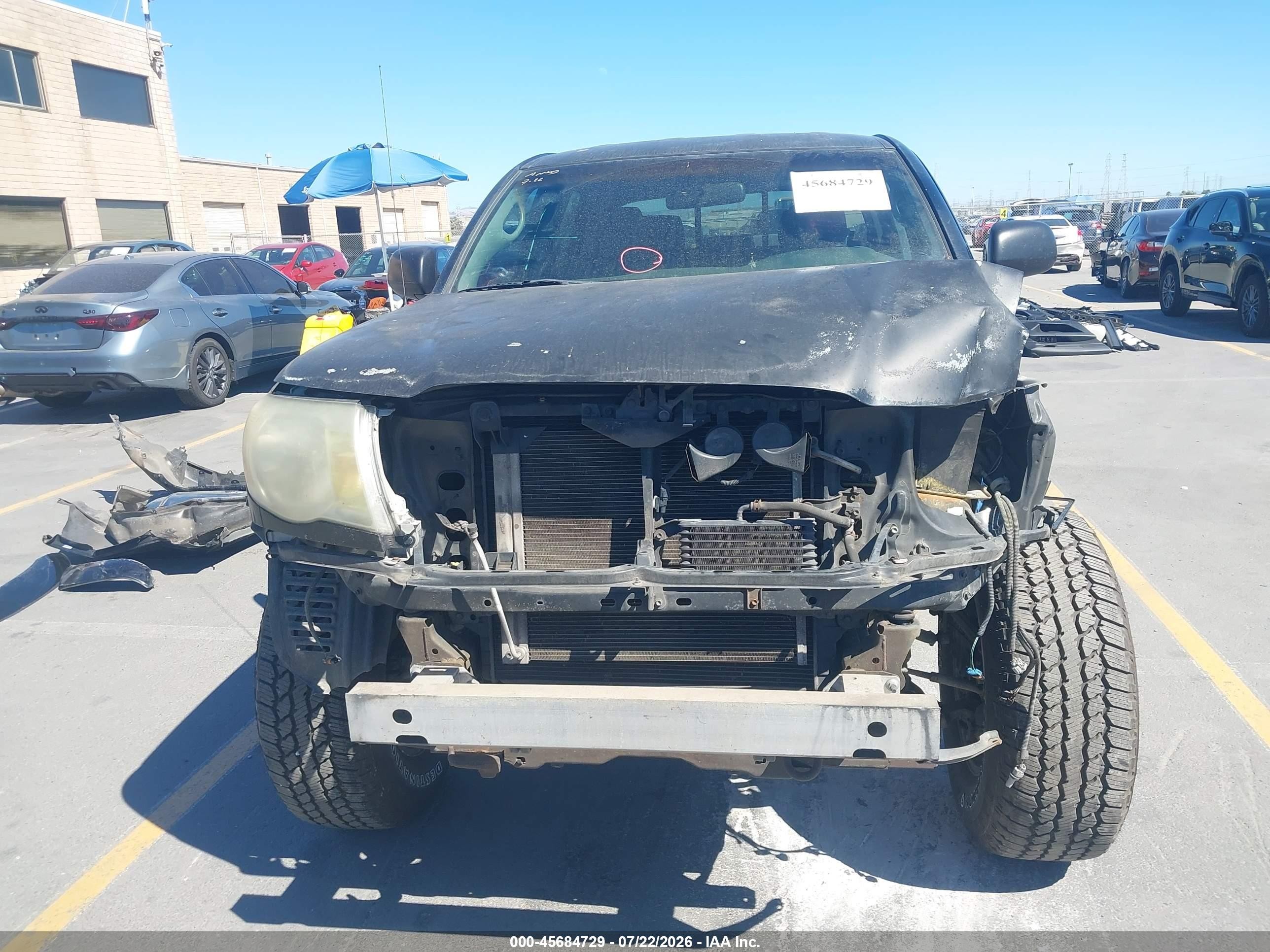 2008 Toyota Tacoma Prerunner V6 Черный vin: 5TEJU62NX8Z475509