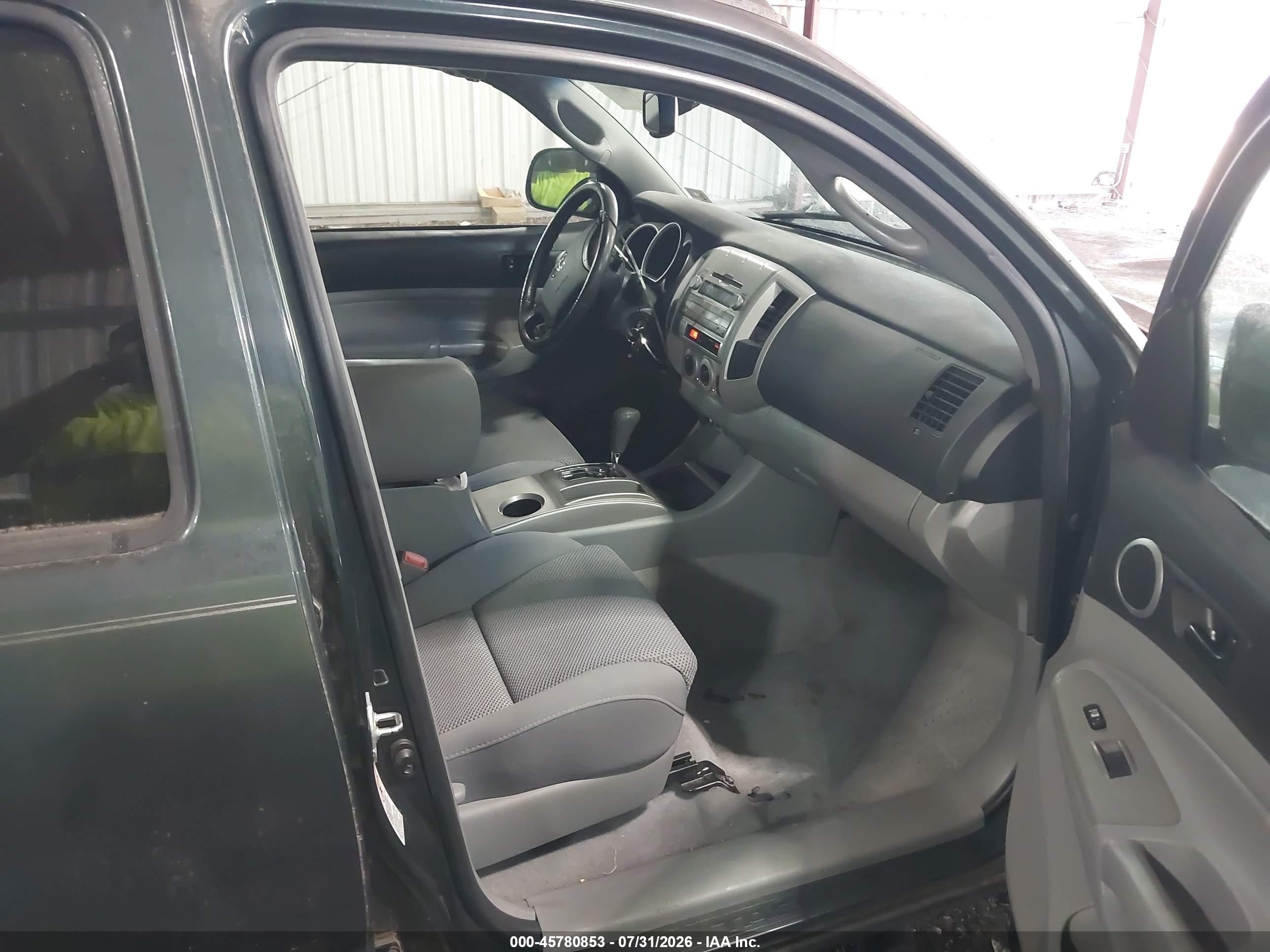 2010 Toyota Tacoma Prerunner V6 Green vin: 5TEKU4HN1AZ723183