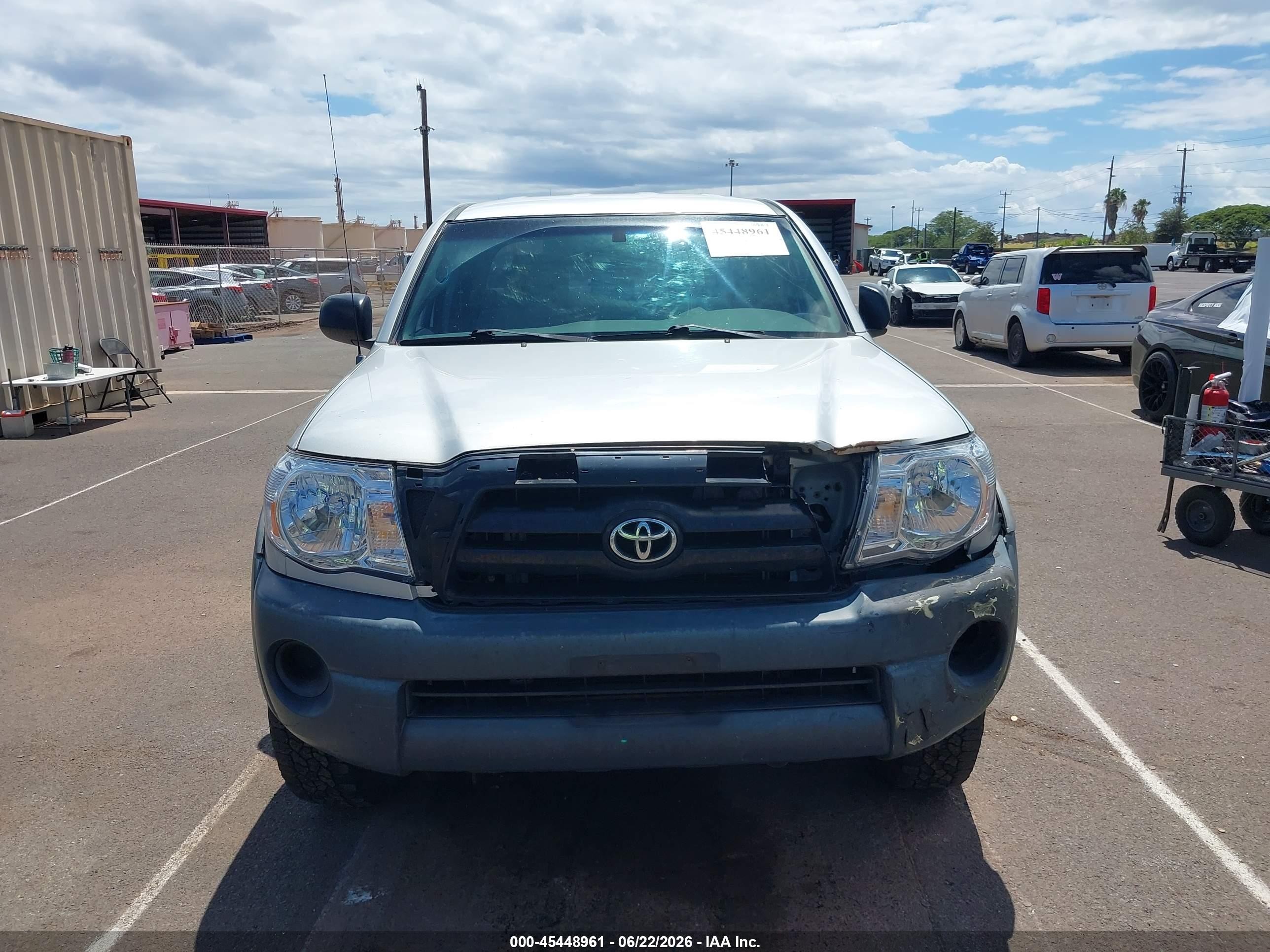 2006 Toyota Tacoma Prerunner V6 Серебряный vin: 5TEKU72N16Z313324