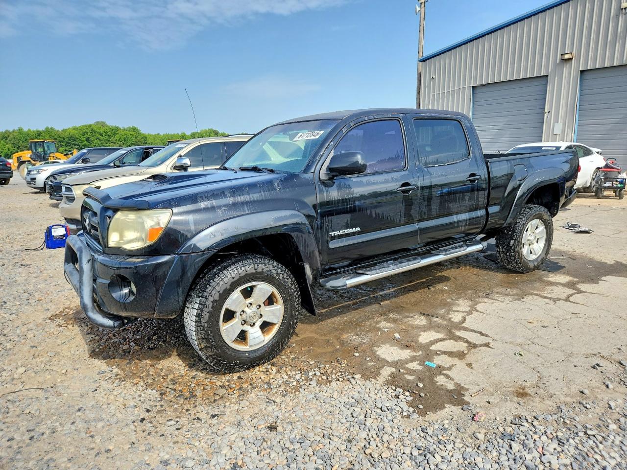 2005 Toyota Tacoma Double Cab Prerunner Long Bed Black vin: 5TEKU72N25Z024371