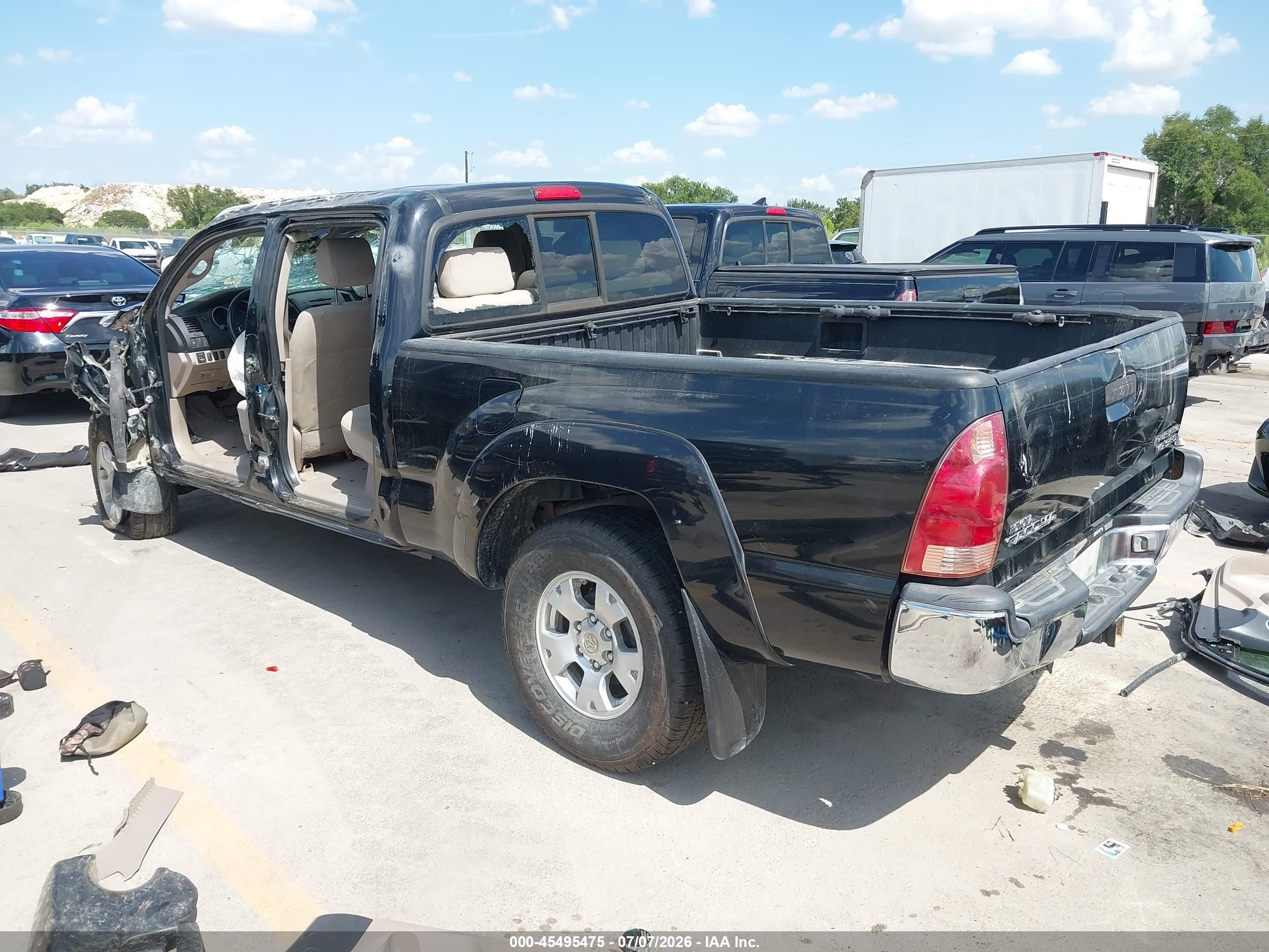 2005 Toyota Tacoma Prerunner V6 Черный vin: 5TEKU72N35Z072946