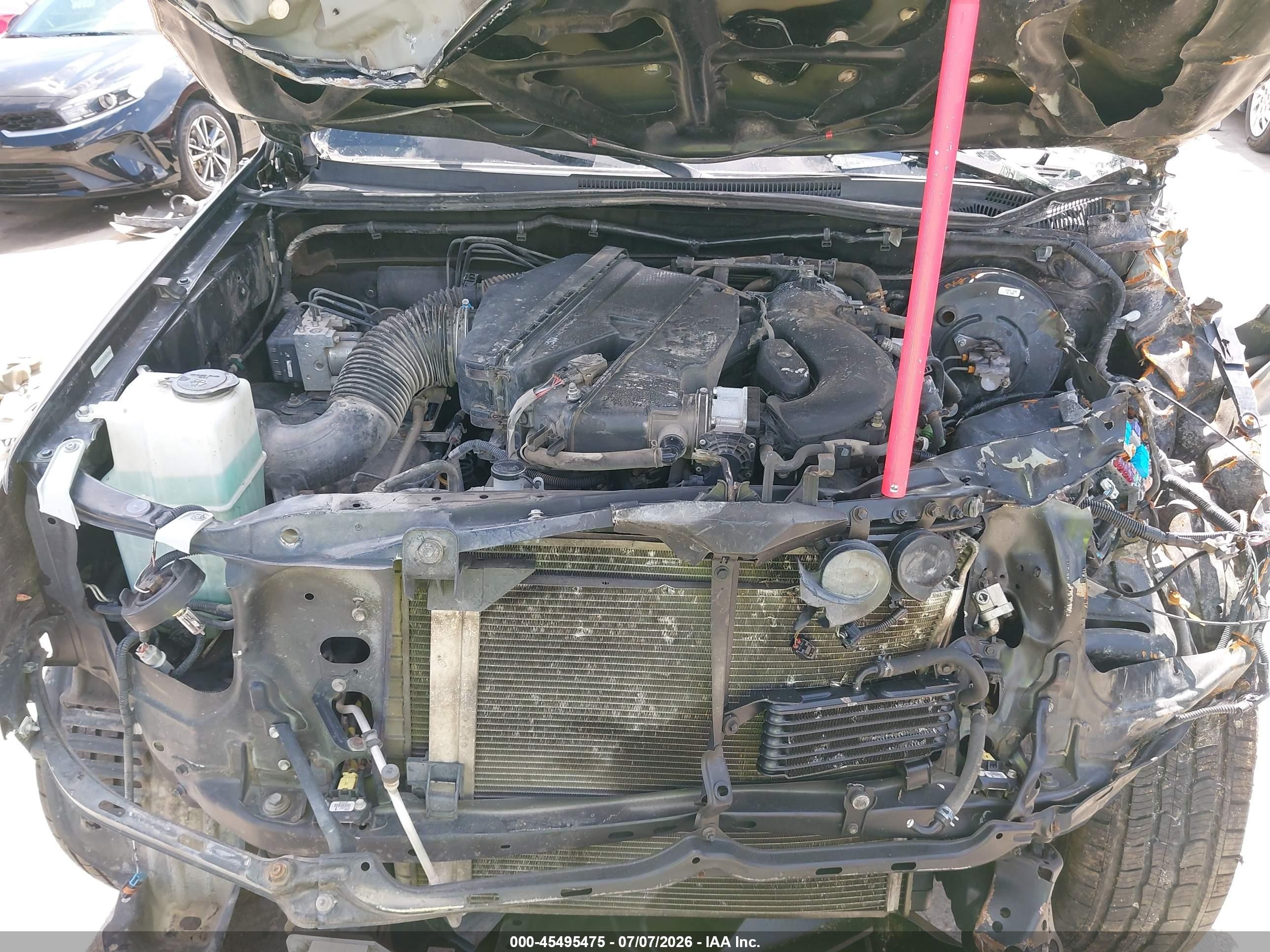 2005 Toyota Tacoma Prerunner V6 Черный vin: 5TEKU72N35Z072946